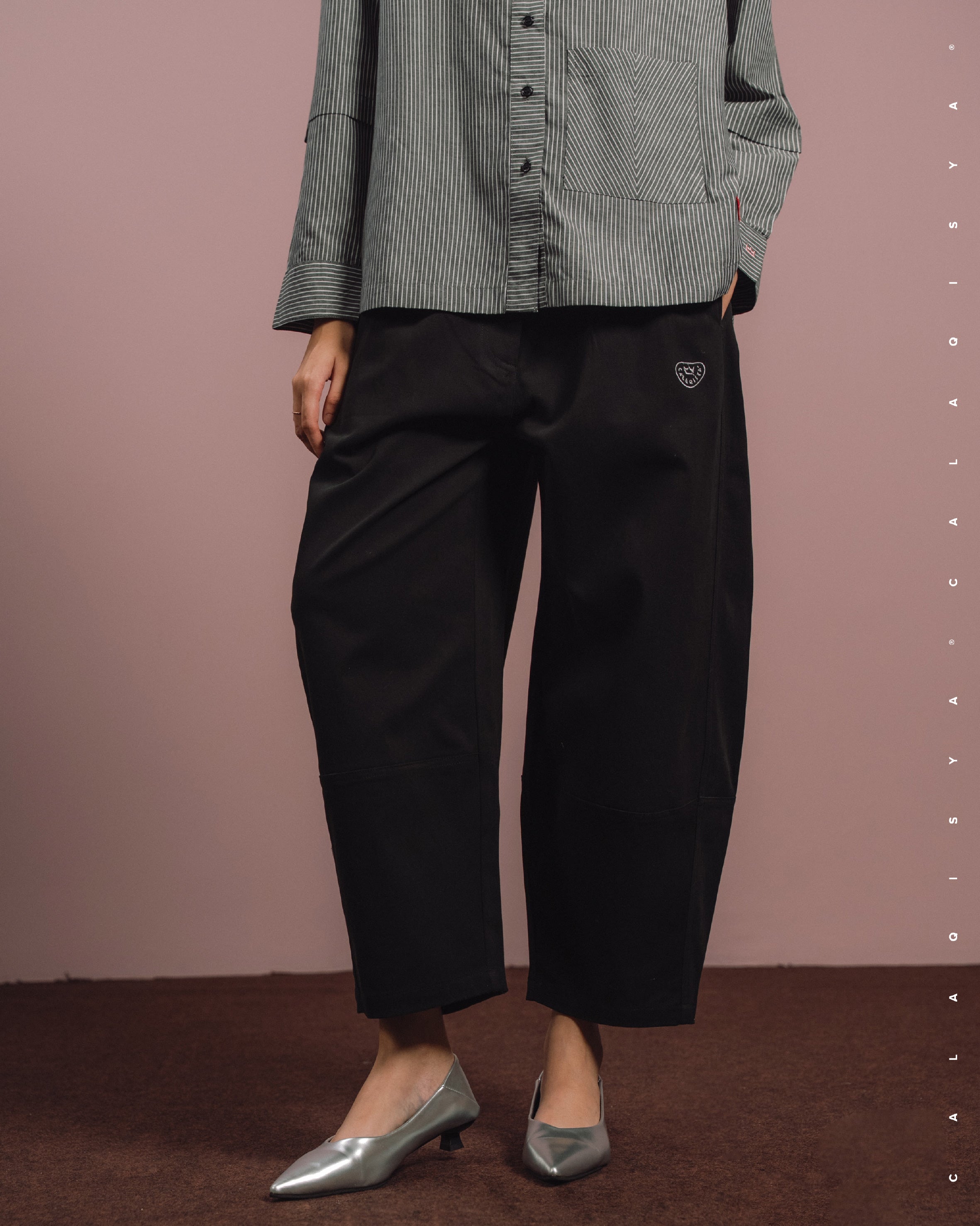 BFSCT COCOON PANTS IN BLACK – CalaQisya