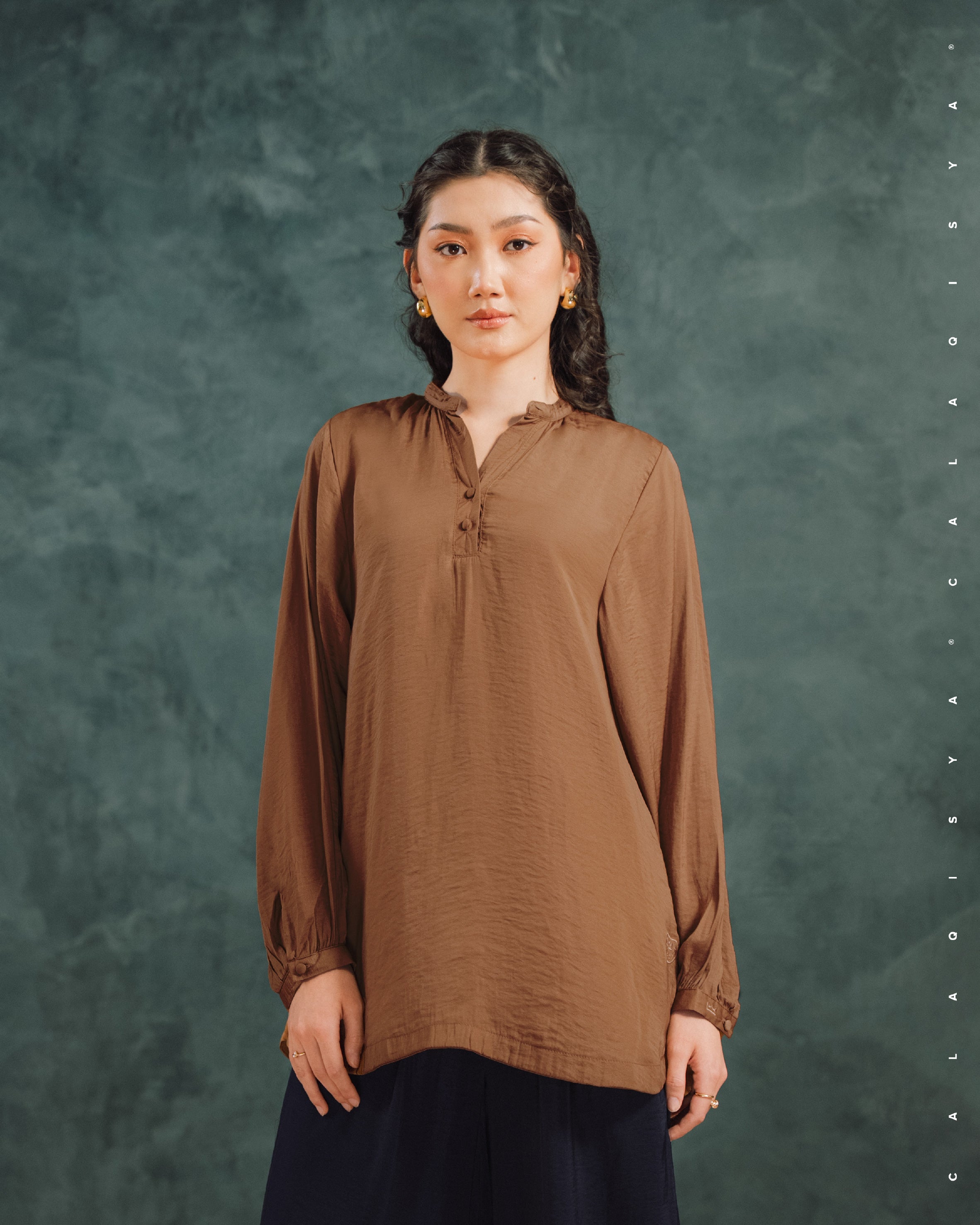 トップス Uhr / Linen Balloon Camisole/ BROWN トップス Uhr / Linen Balloon Camisole/ BROWN Uhr / Linen Balloon