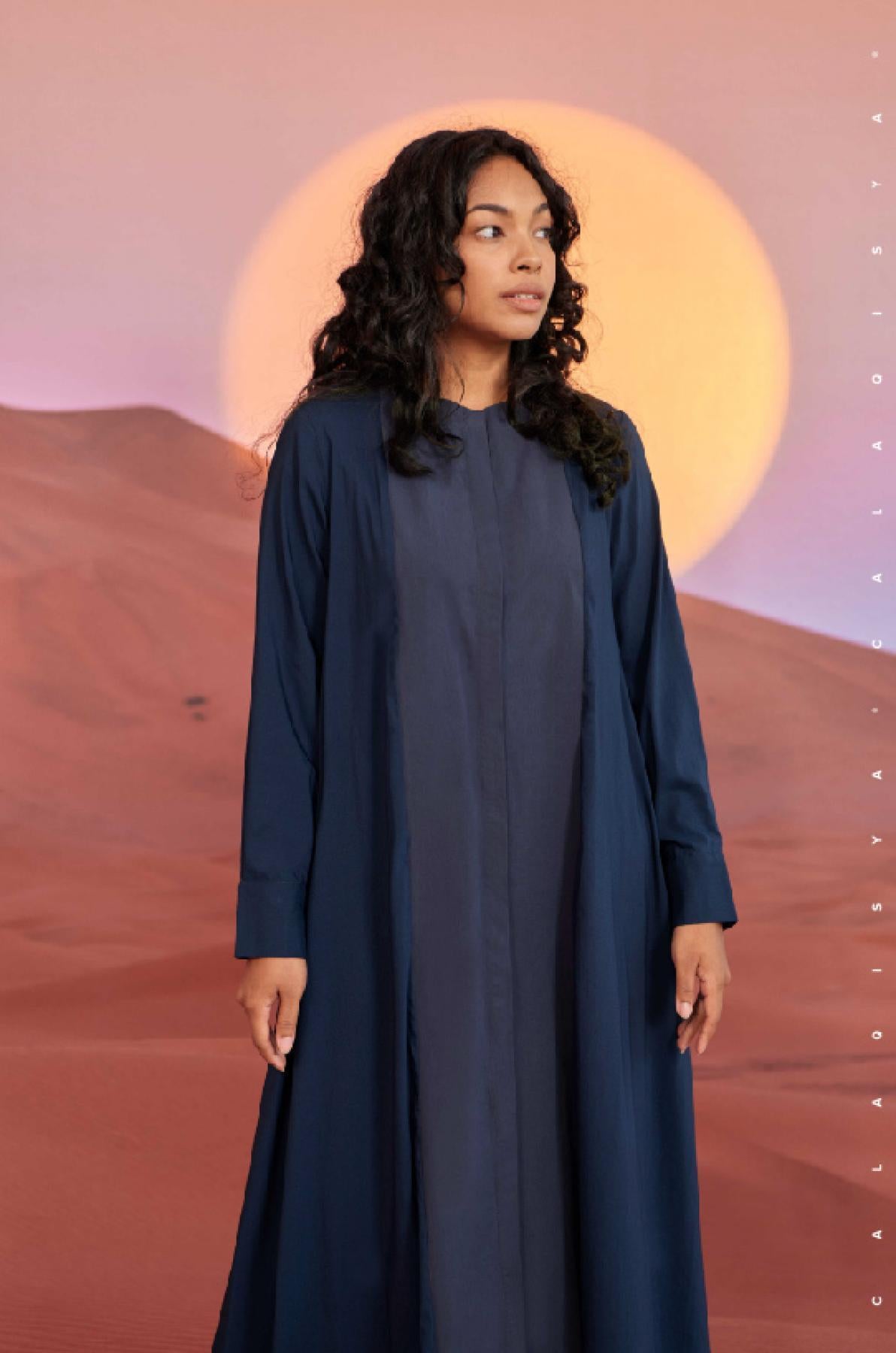 Dalis Dress - Navy Coral main image 1