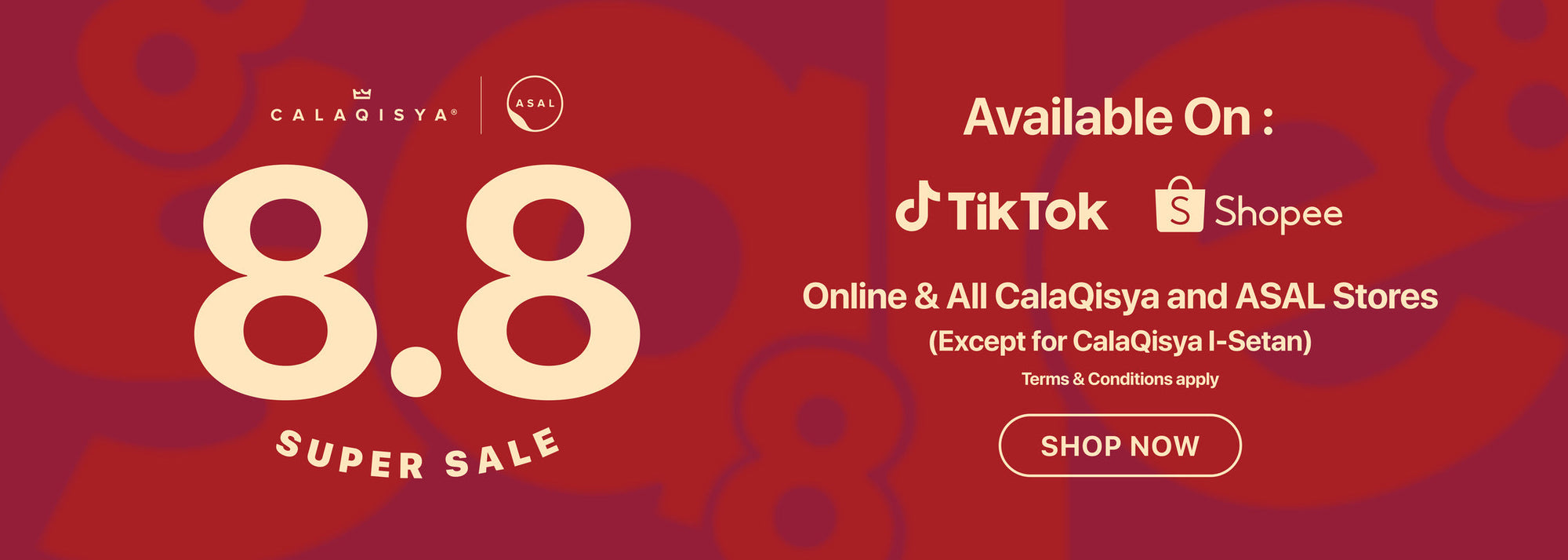 8.8 SUPER SALE