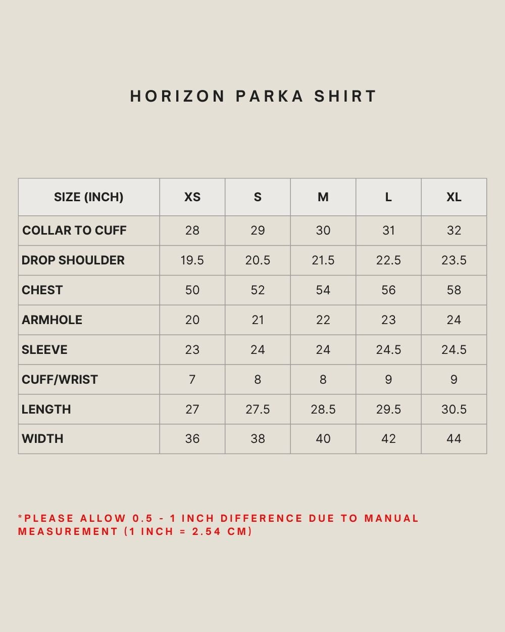 HORIZON PARKA SHIRT IN BLACK