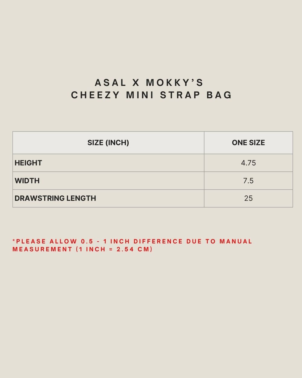 ASAL X MOKKY&#39;S CHEEZY MINI STRAP BAG IN BLUING