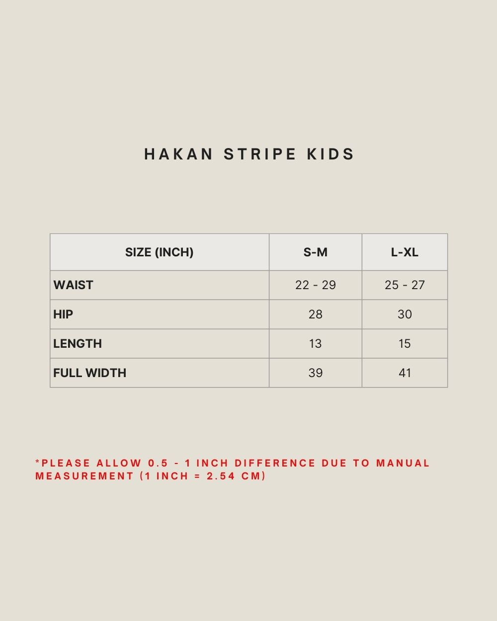 HAKAN STRIPE KIDS (SAMPING) IN GRAPHITE