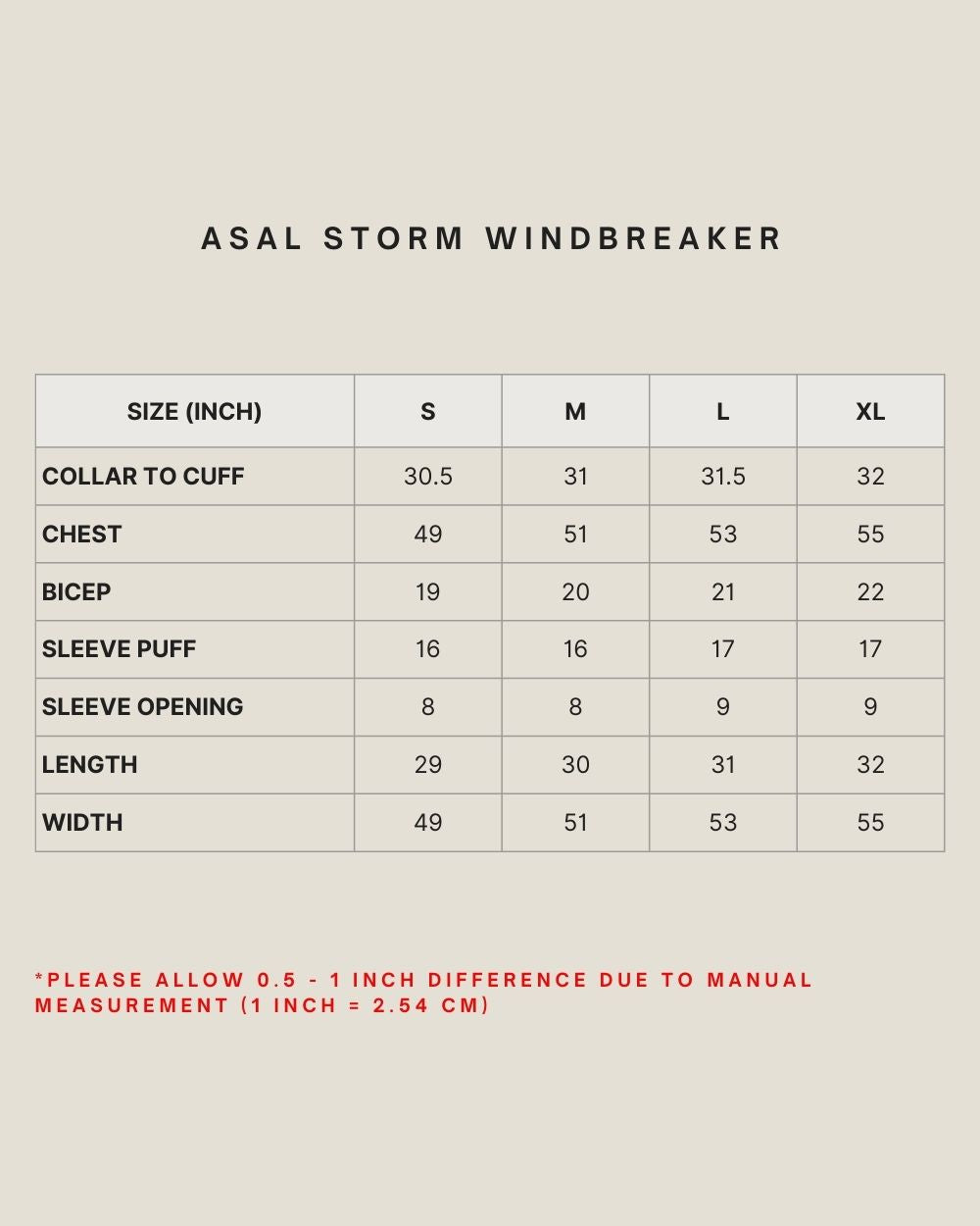ASAL STORM WINDBREAKER IN FERN