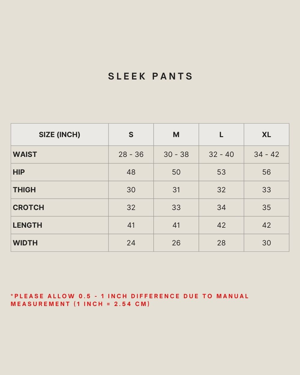 SLEEK PANTS IN BLACK