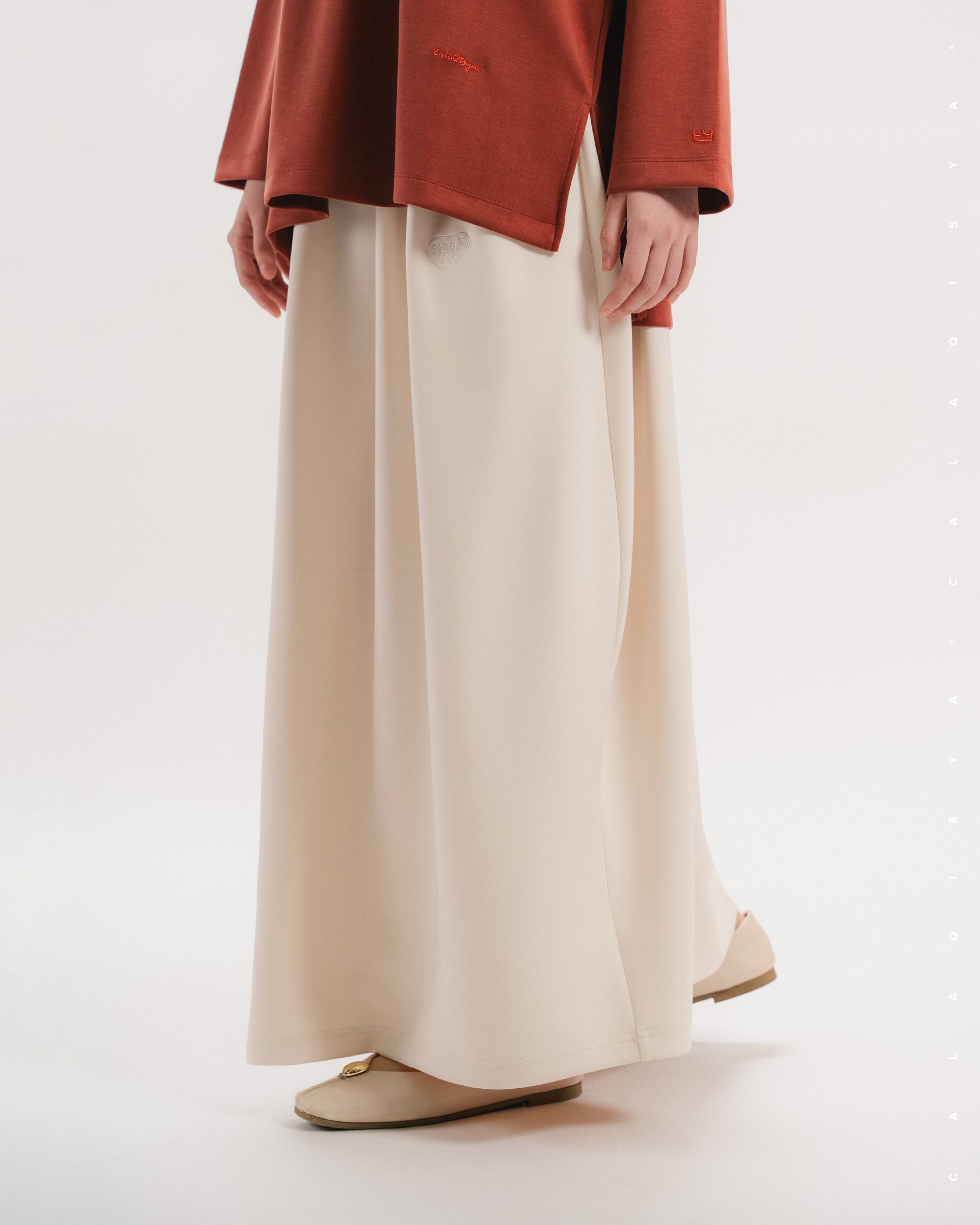 RUSH COCOON SKIRT IN AFTERGLOW