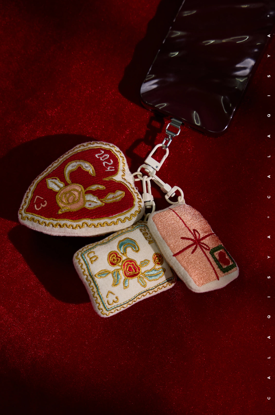 LOVE LETTERS : CUSHION KEYCHAIN