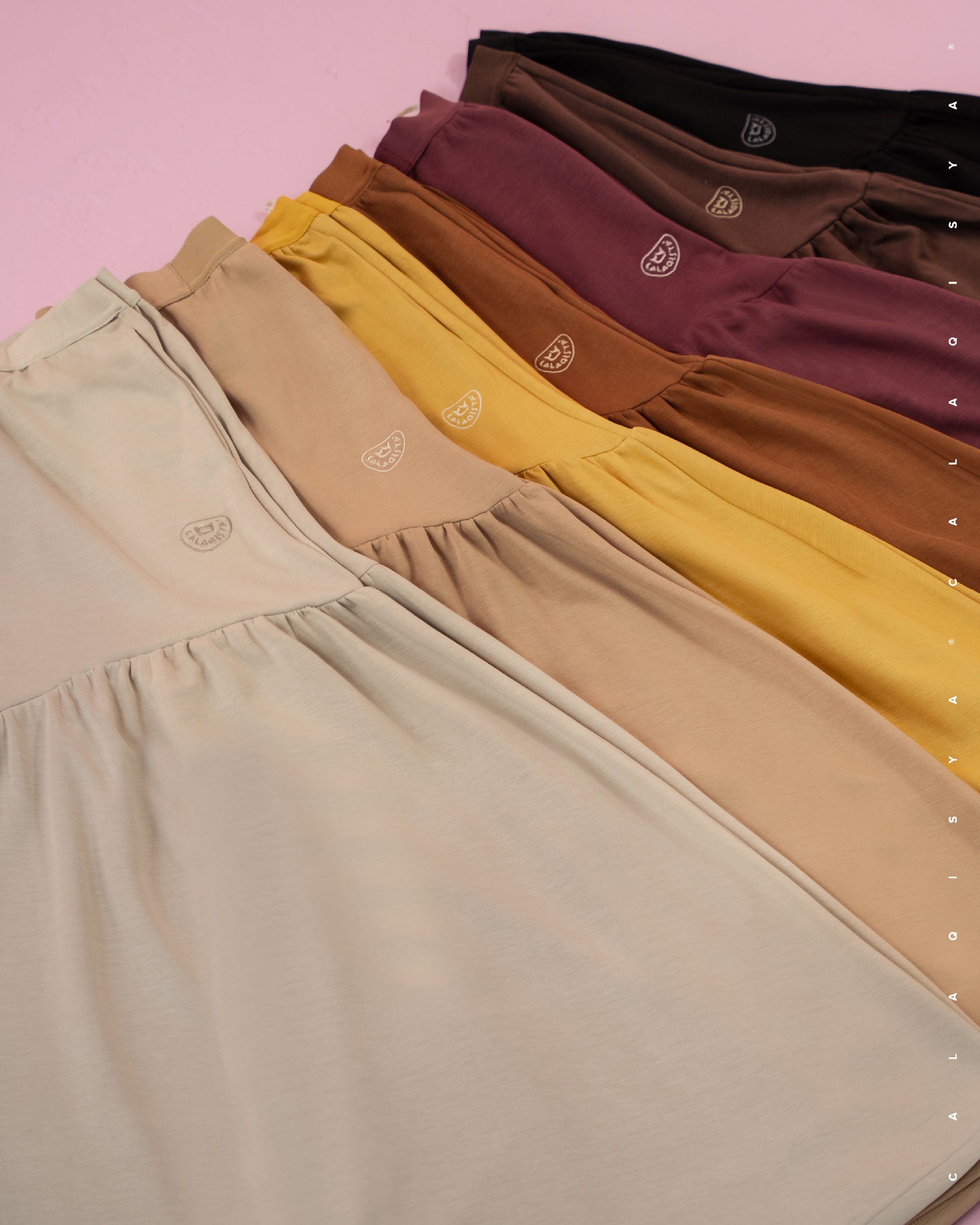 CAILY RUSH SKIRT IN PORCINI