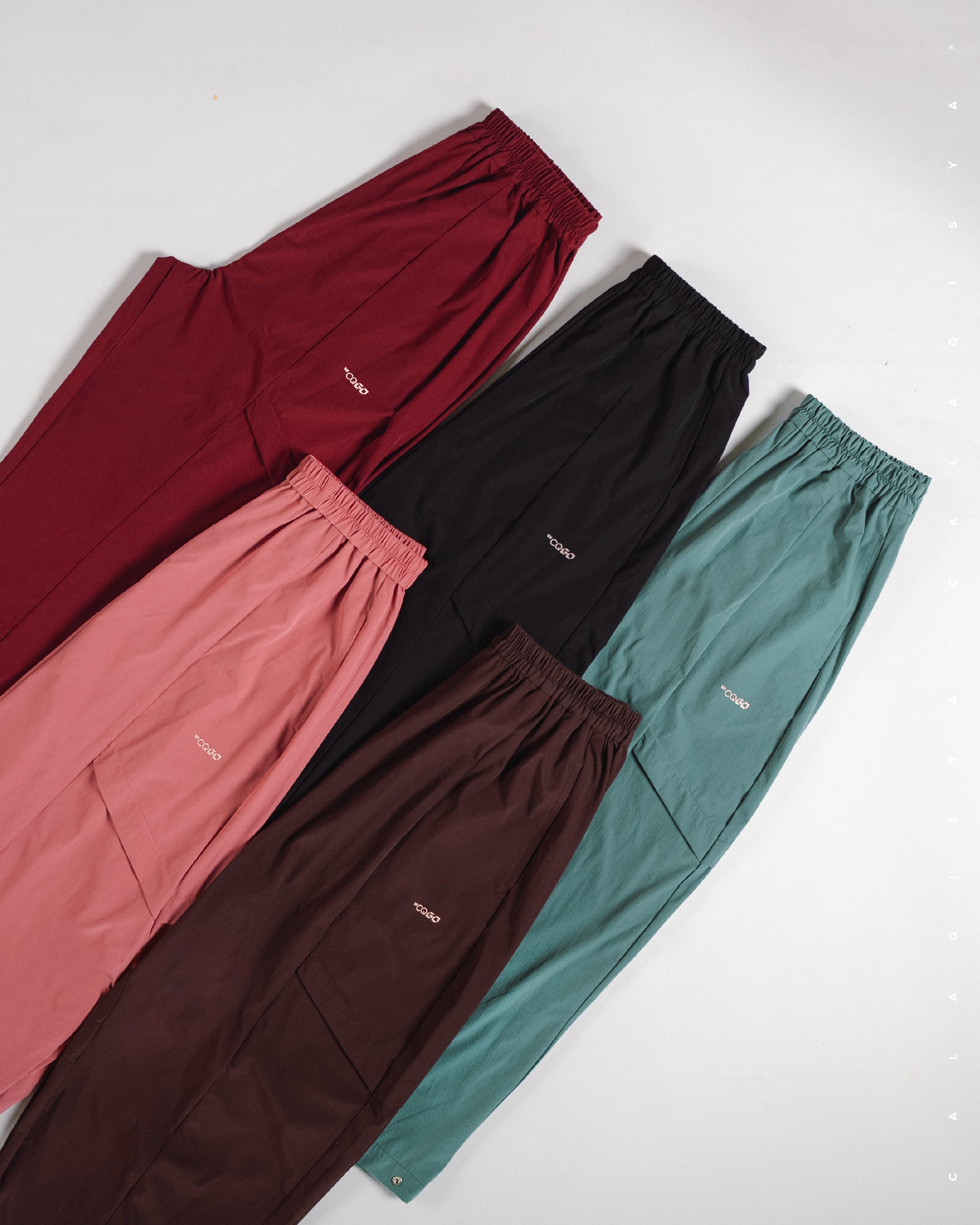 CQ GO WALK TAPERED PANTS IN TEA ROSE