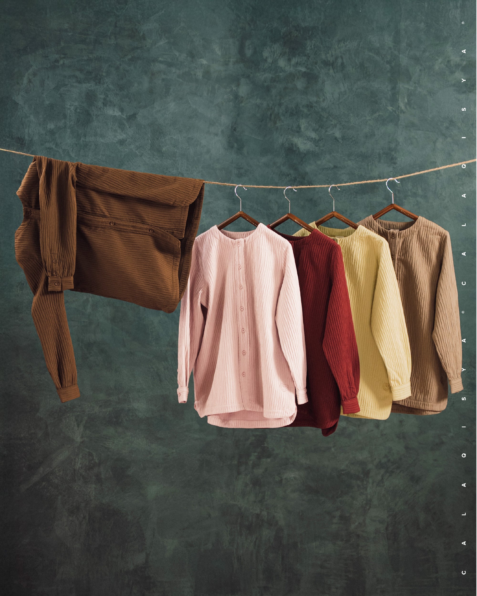 COUP TOP IN RUSSET BROWN