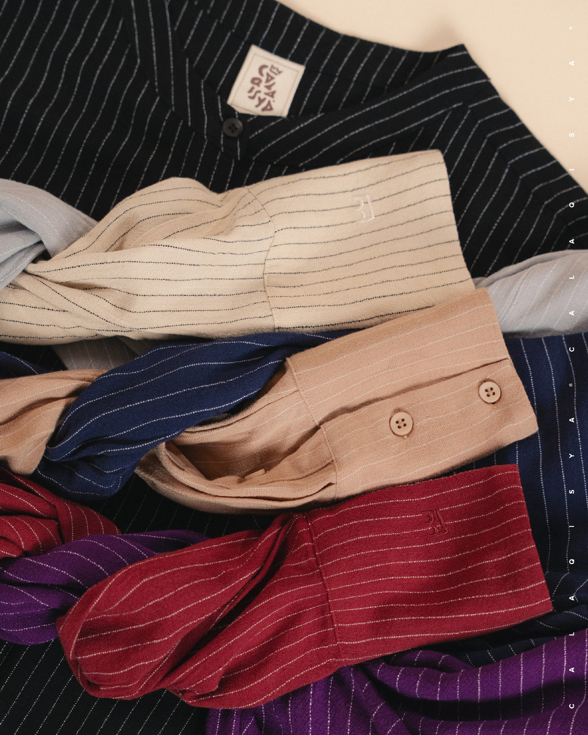 EVERYDAY STRIPE SHIRT IN DAWN