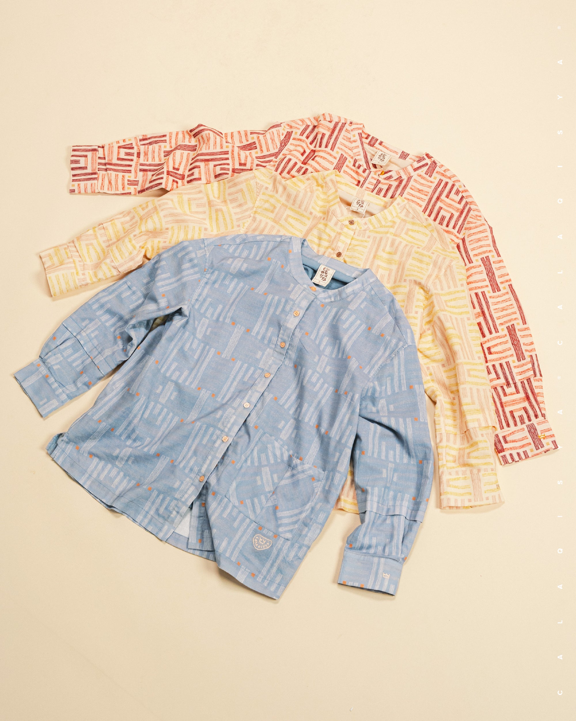 LOFT SHIRT IN SALSA ROSE (FULLY LINED)