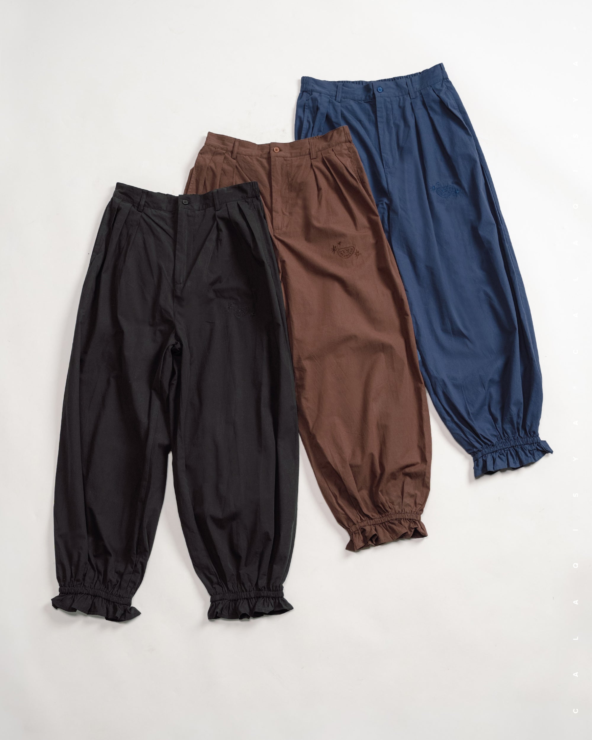 MAISON LUMIERE MARQUEE PANTS IN COFFEE BEAN