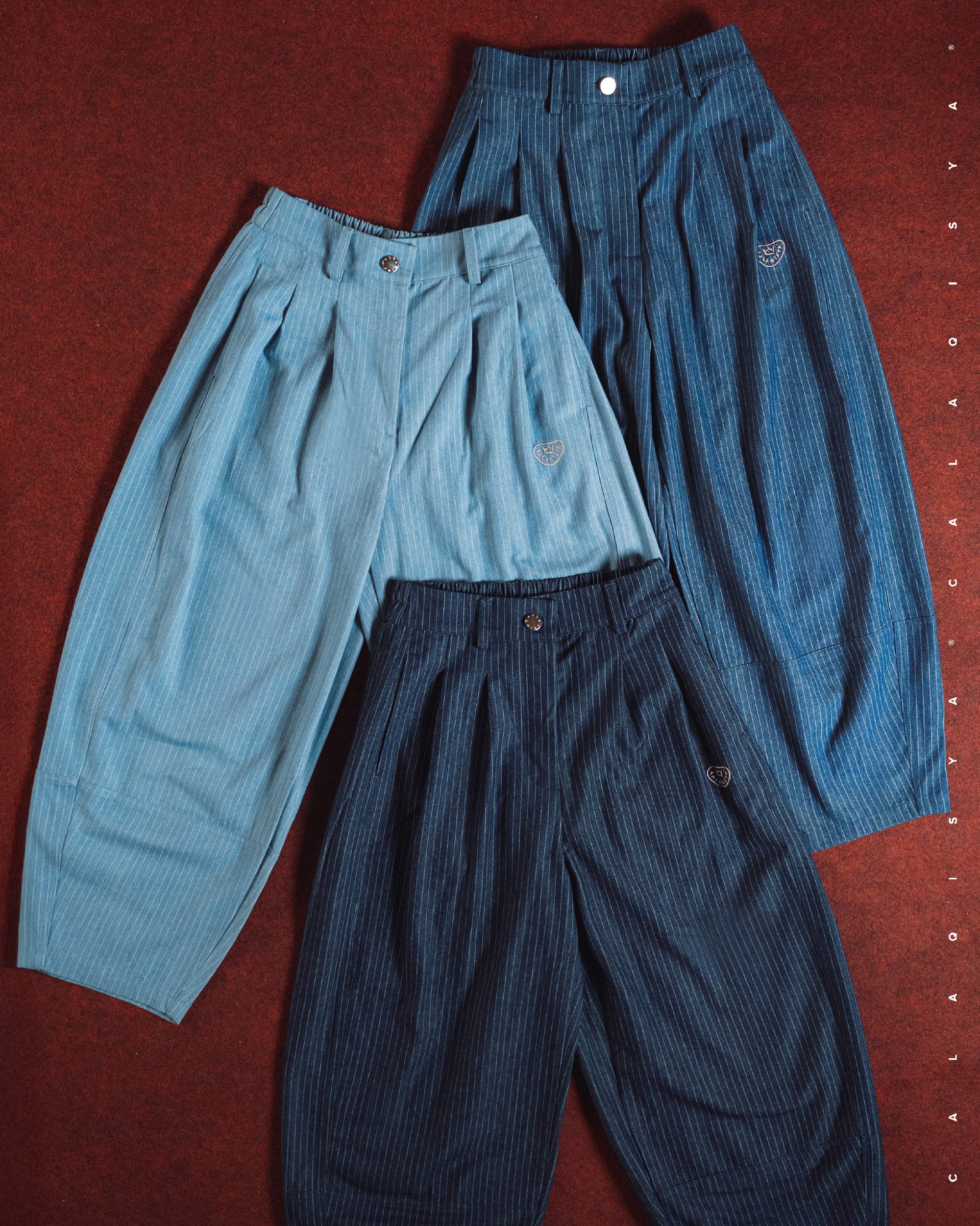 RANCH COCOON JEANS IN DARK BLUE DENIM