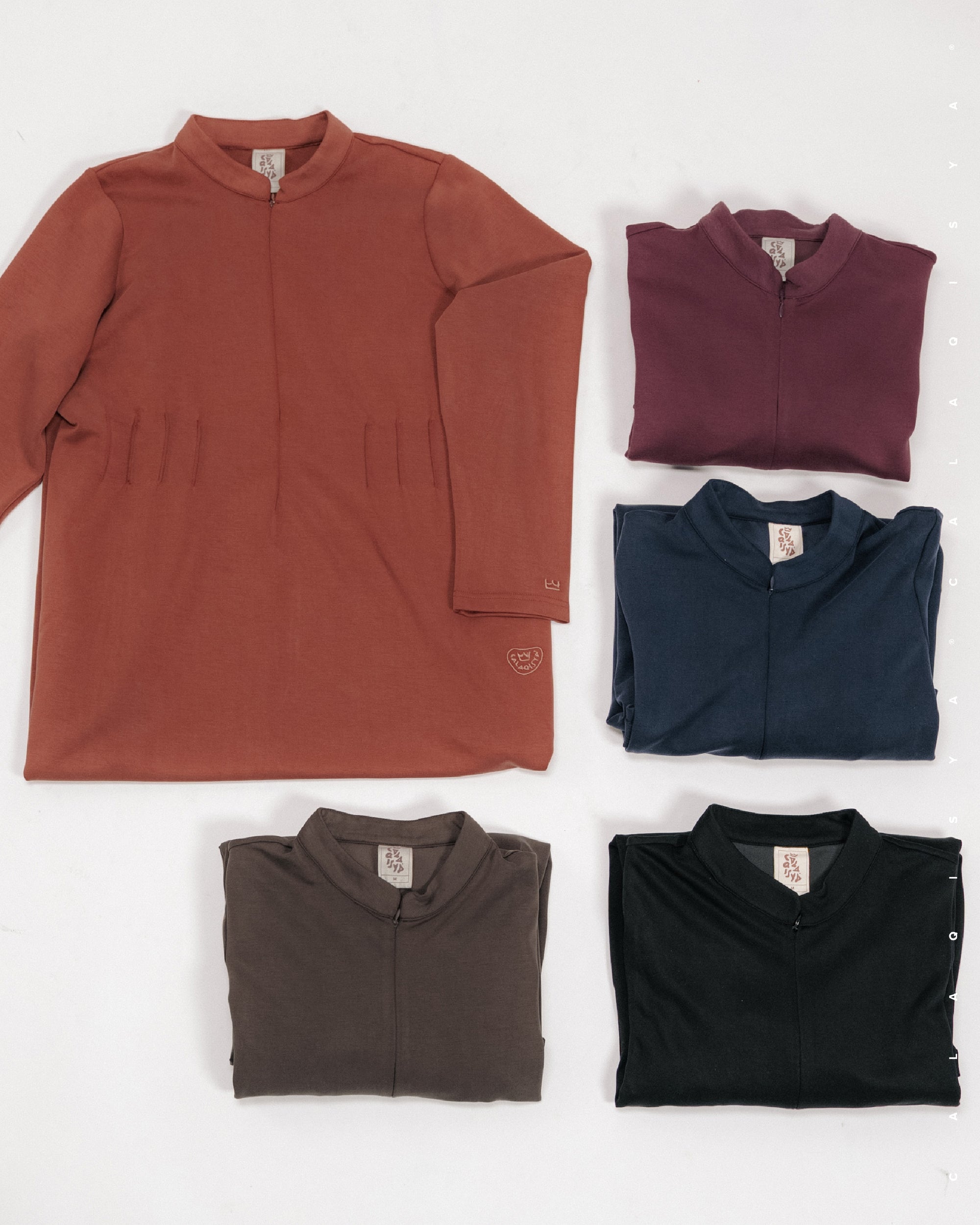 RUSH DOVE PINTUCK DRESS IN ROASTED RUSSET