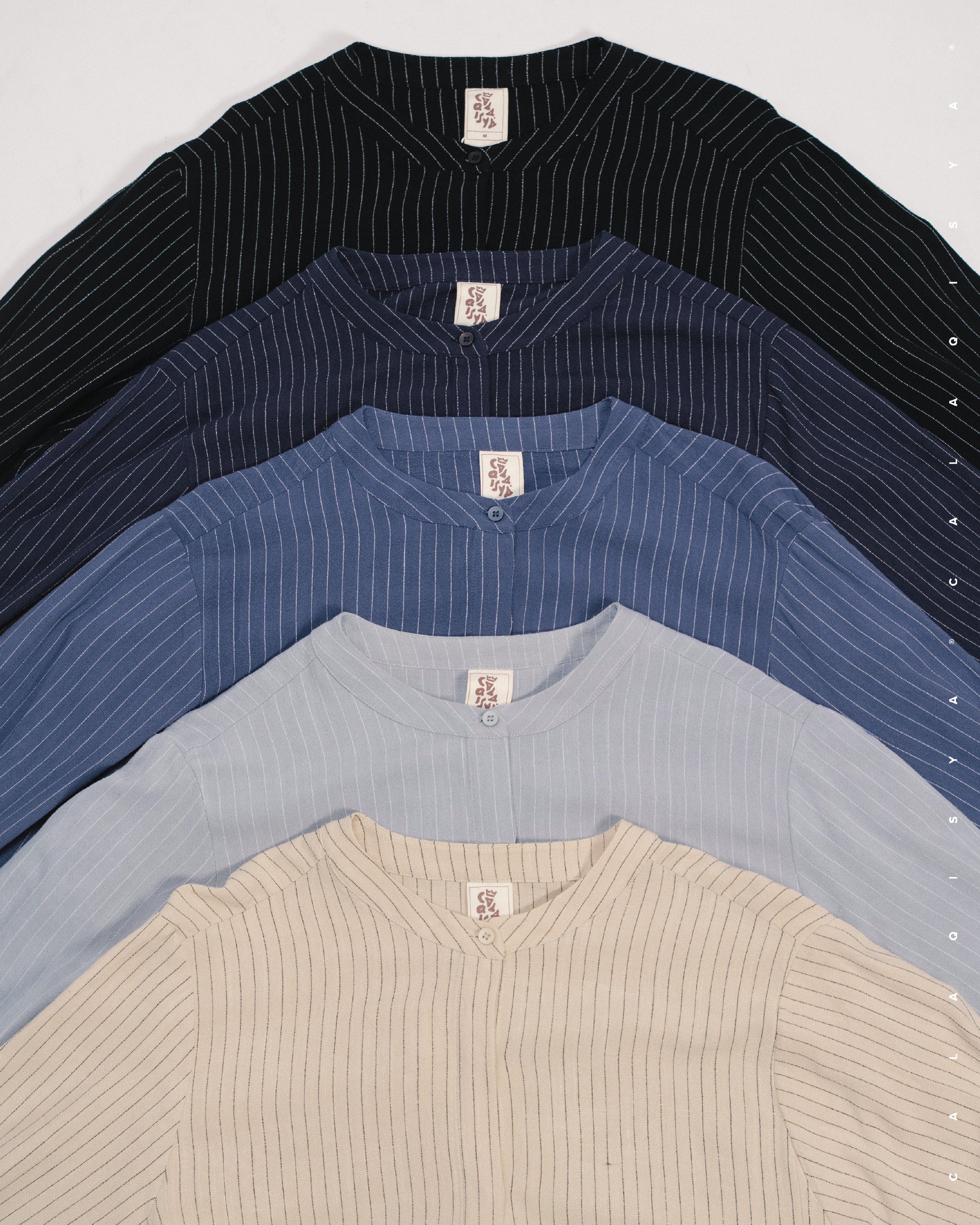 EVERYDAY STRIPE SHIRT IN TINSEL