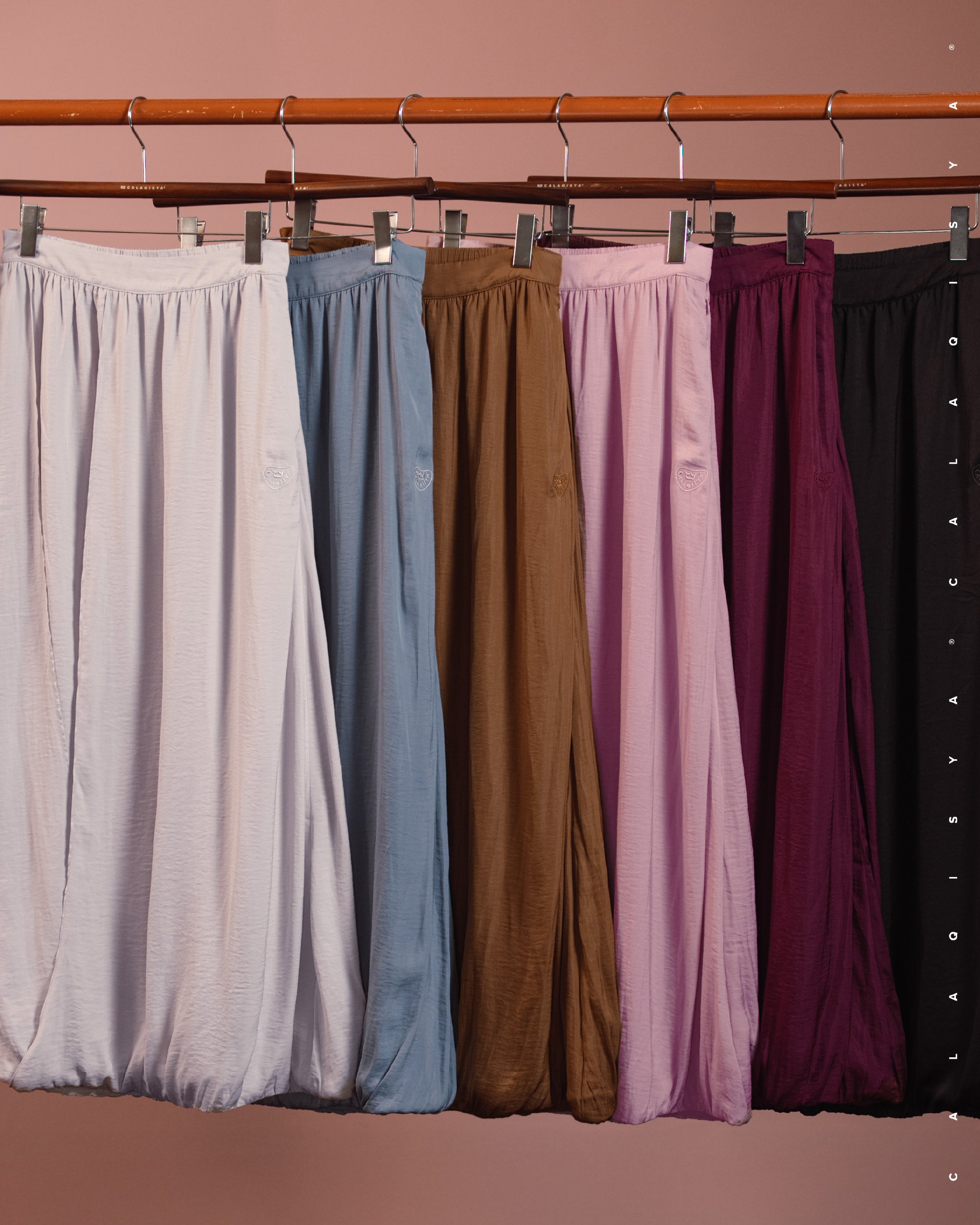 LAUREL DRAPED SKIRT IN ORCHID TINT