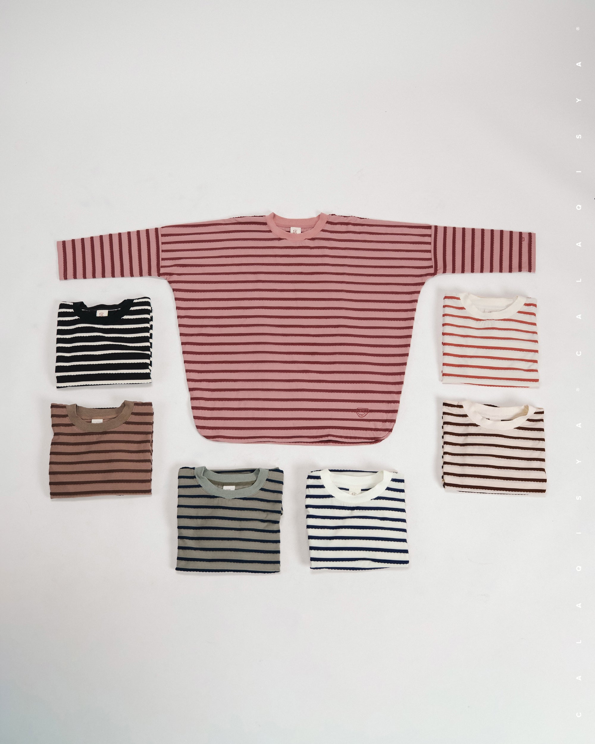 JARDIN STRIPE SHIRT IN BLACK BEAN