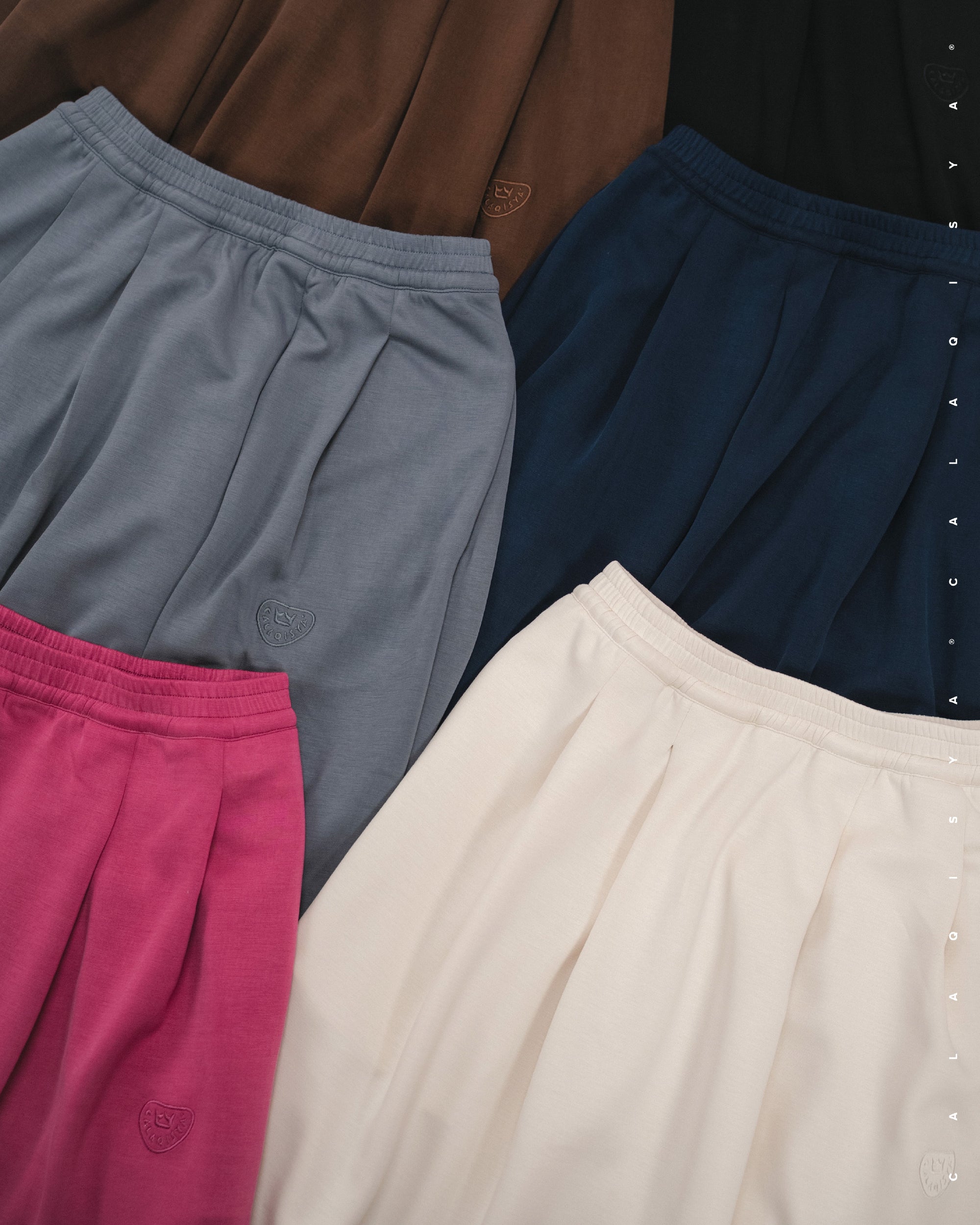 RUSH COCOON SKIRT IN FUCHSIA ROSE
