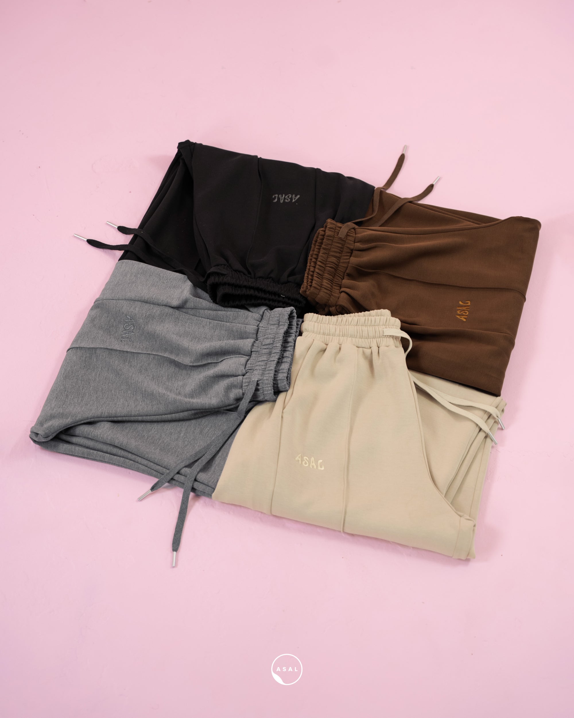 COLUMN RUSH PANTS IN GREY FLANNEL