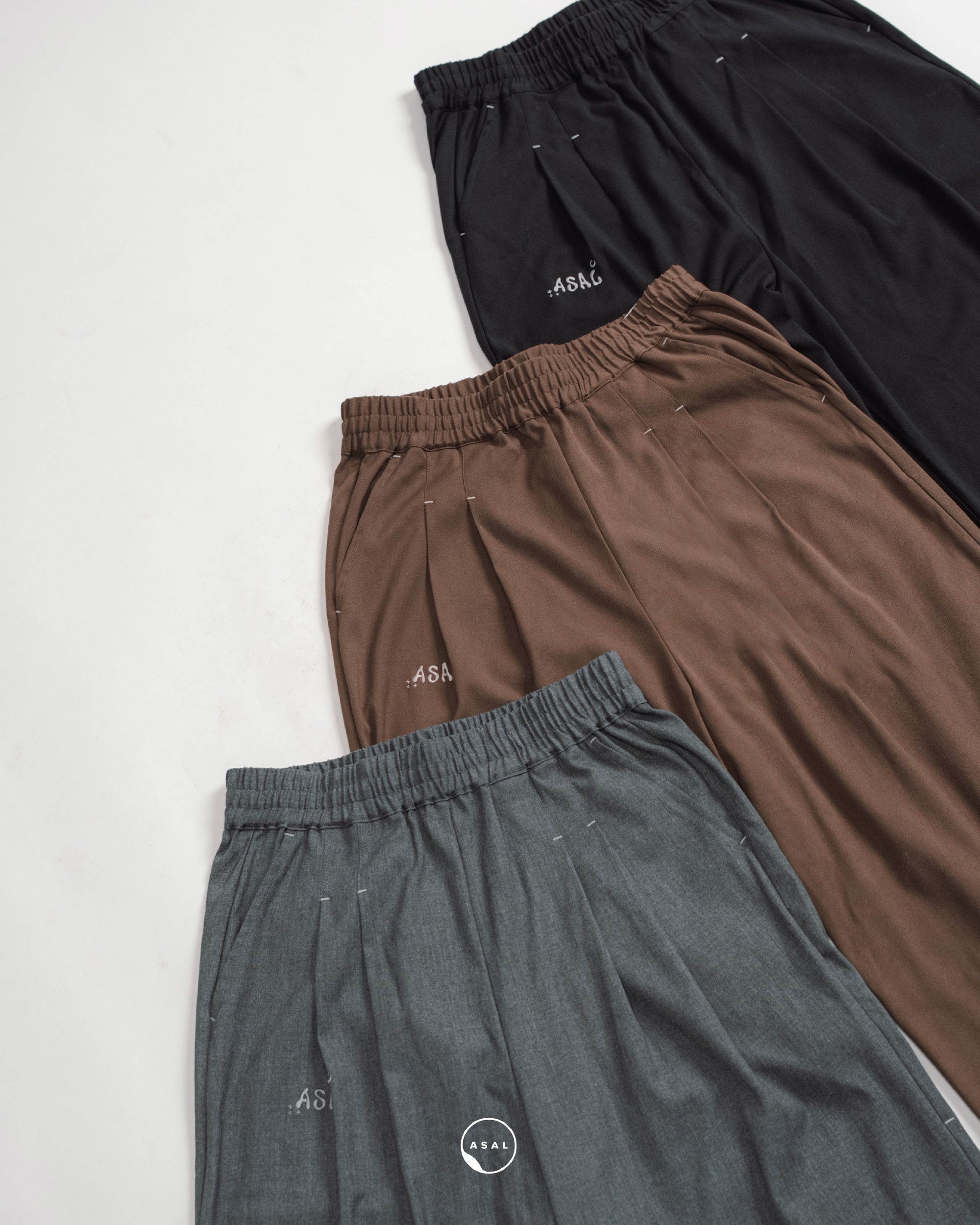 MAISON LUMIERE DANTE PANTS IN PARTRIDGE