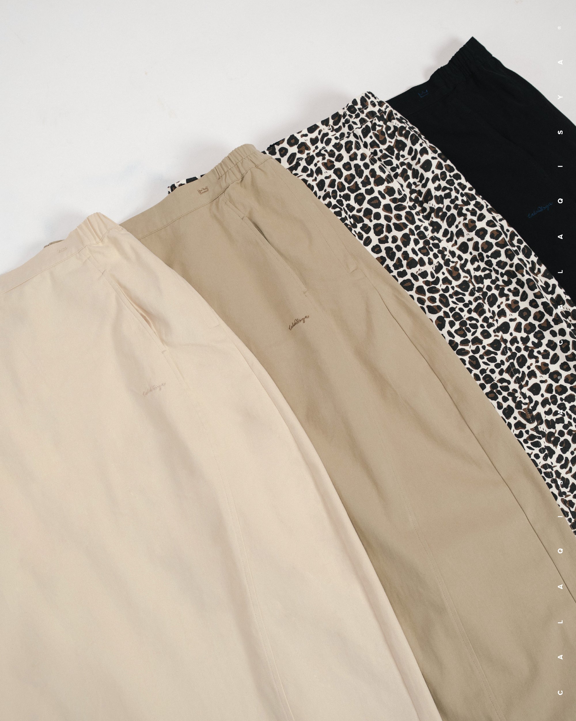 RUND SKIRT (100% COTTON) IN BUTTERNUT