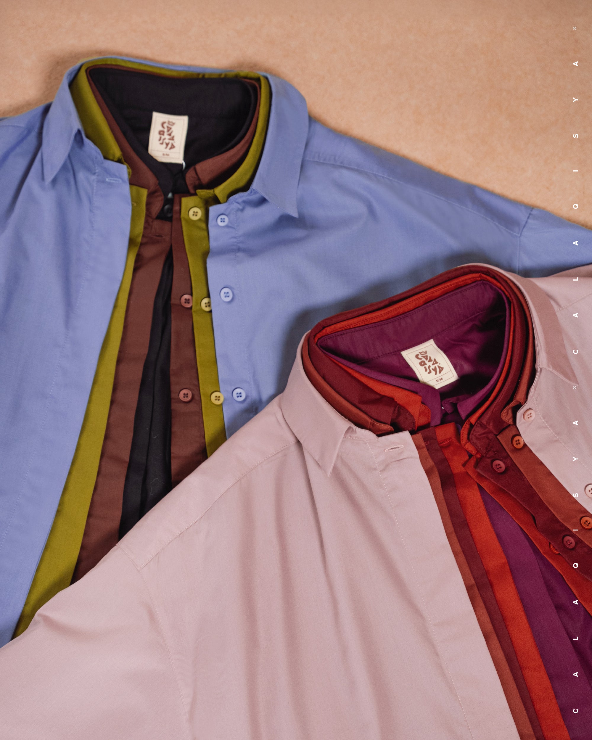 AMBER PLAIN SHIRT IN DARK PURPLE