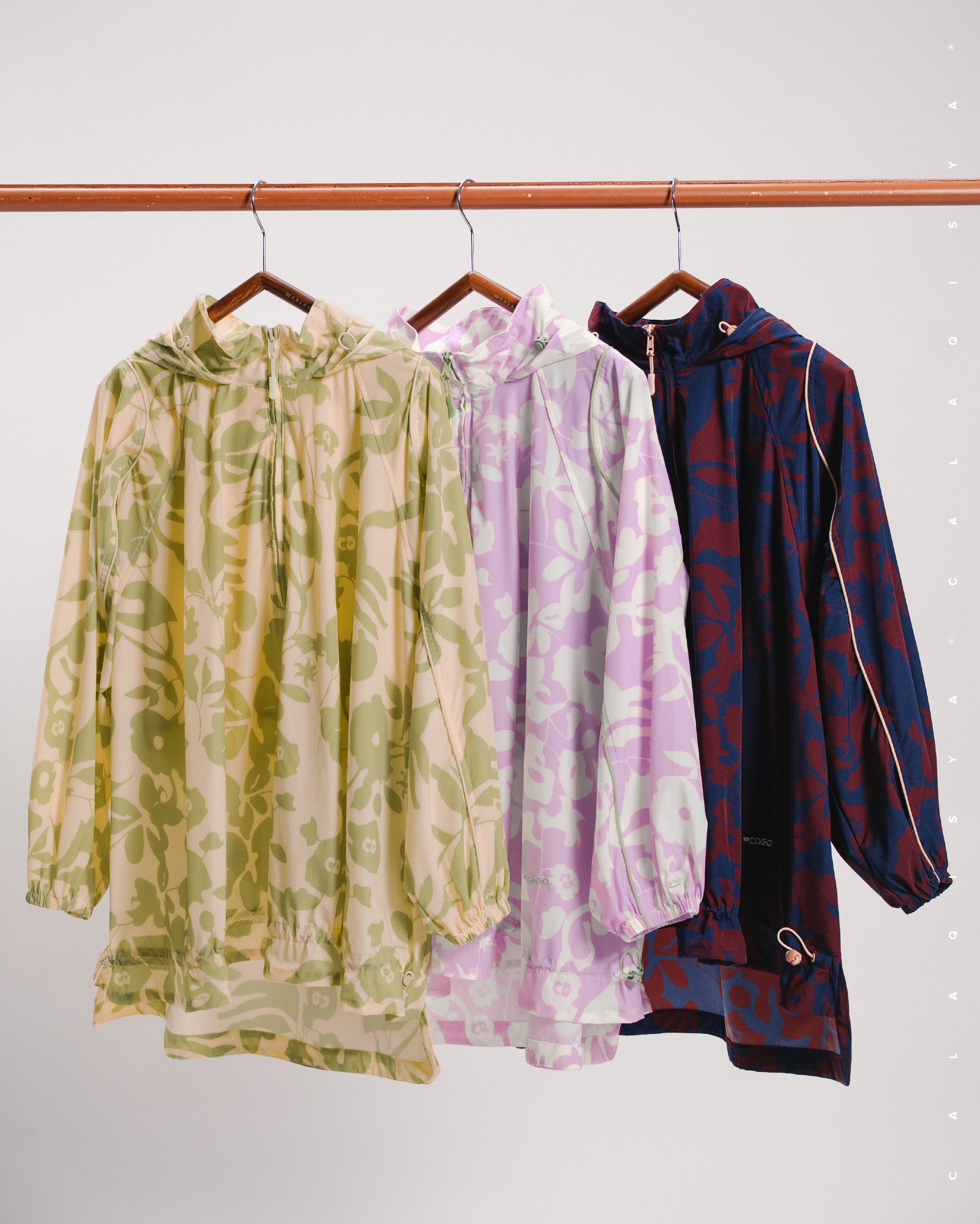 CQ GO QUINN PRINTED PARKA IN PIROUETTE
