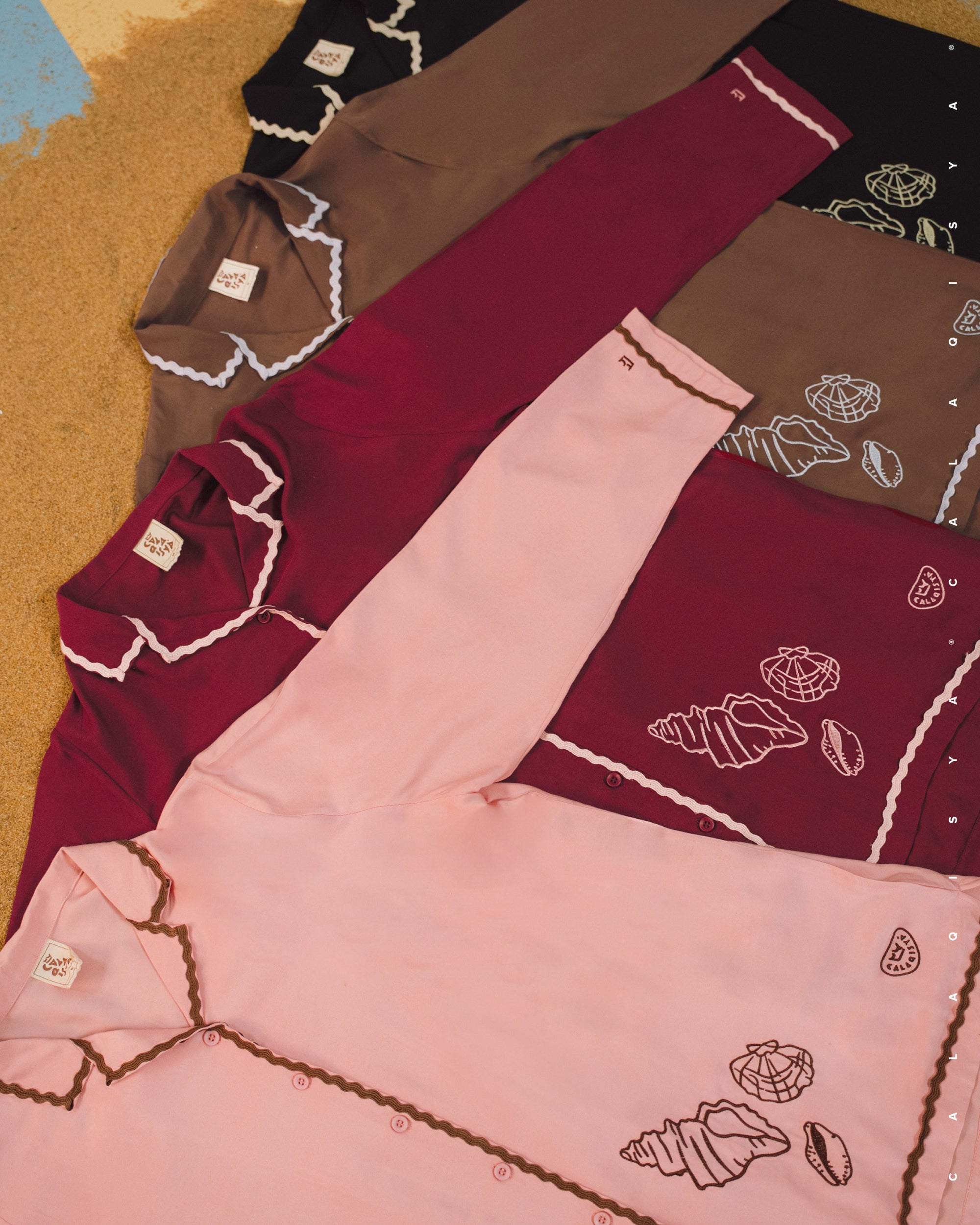 BAYU DAMPAR TOP IN CORAL PINK