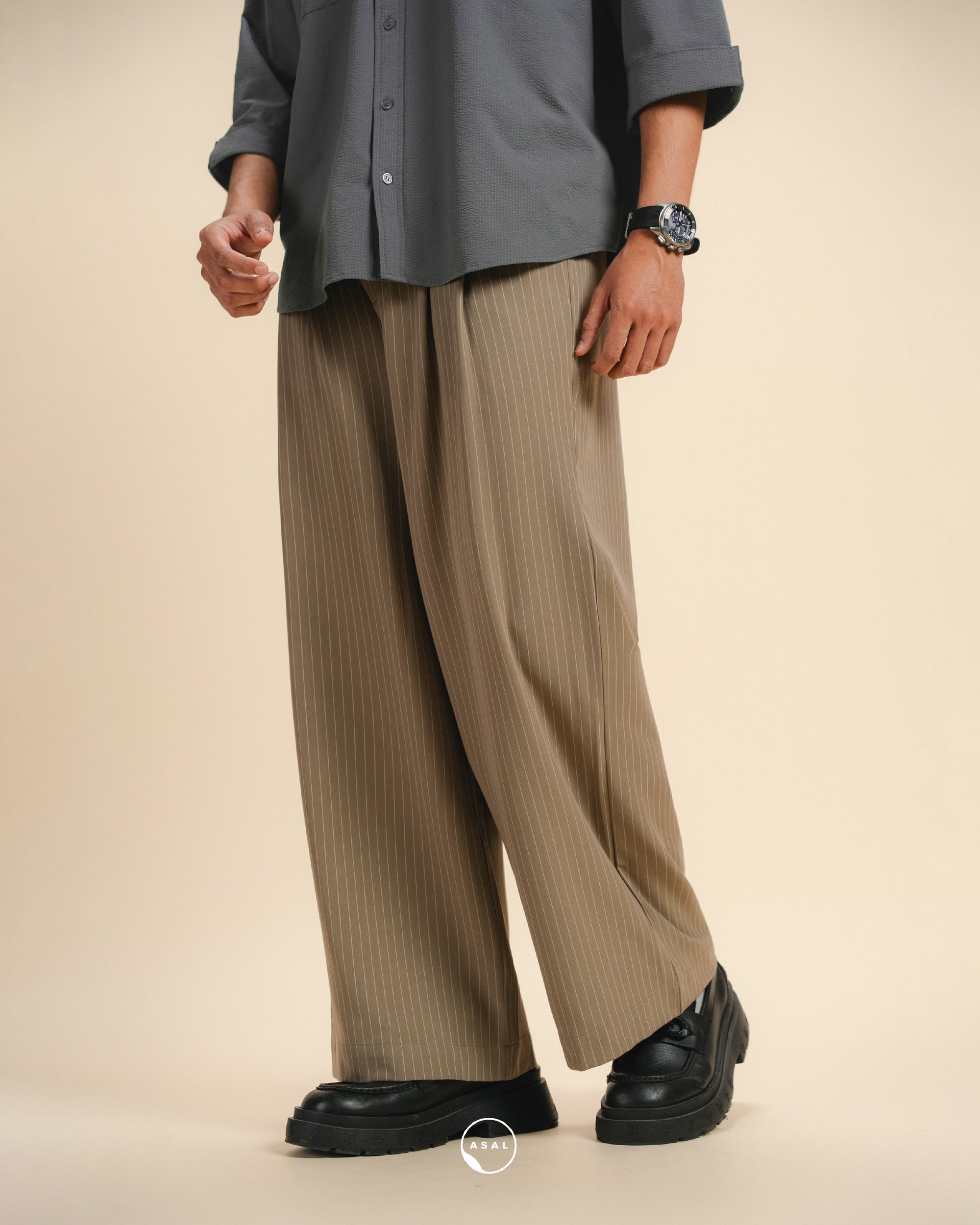 ASAL POLISHED PANTS IN AMPHORA