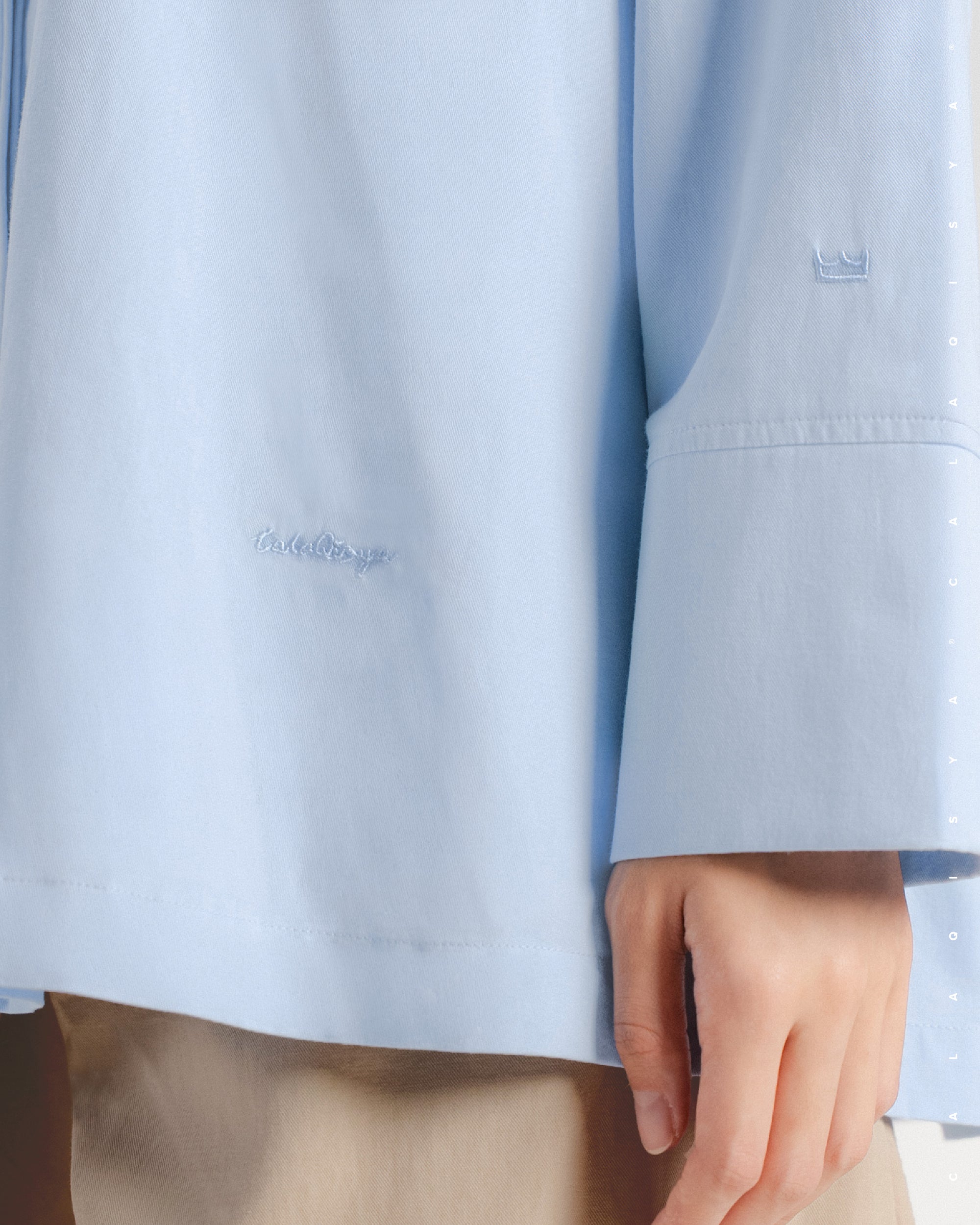 TORTA SHIRT (100% COTTON) (FULLY LINED) IN ANCIENT WATER