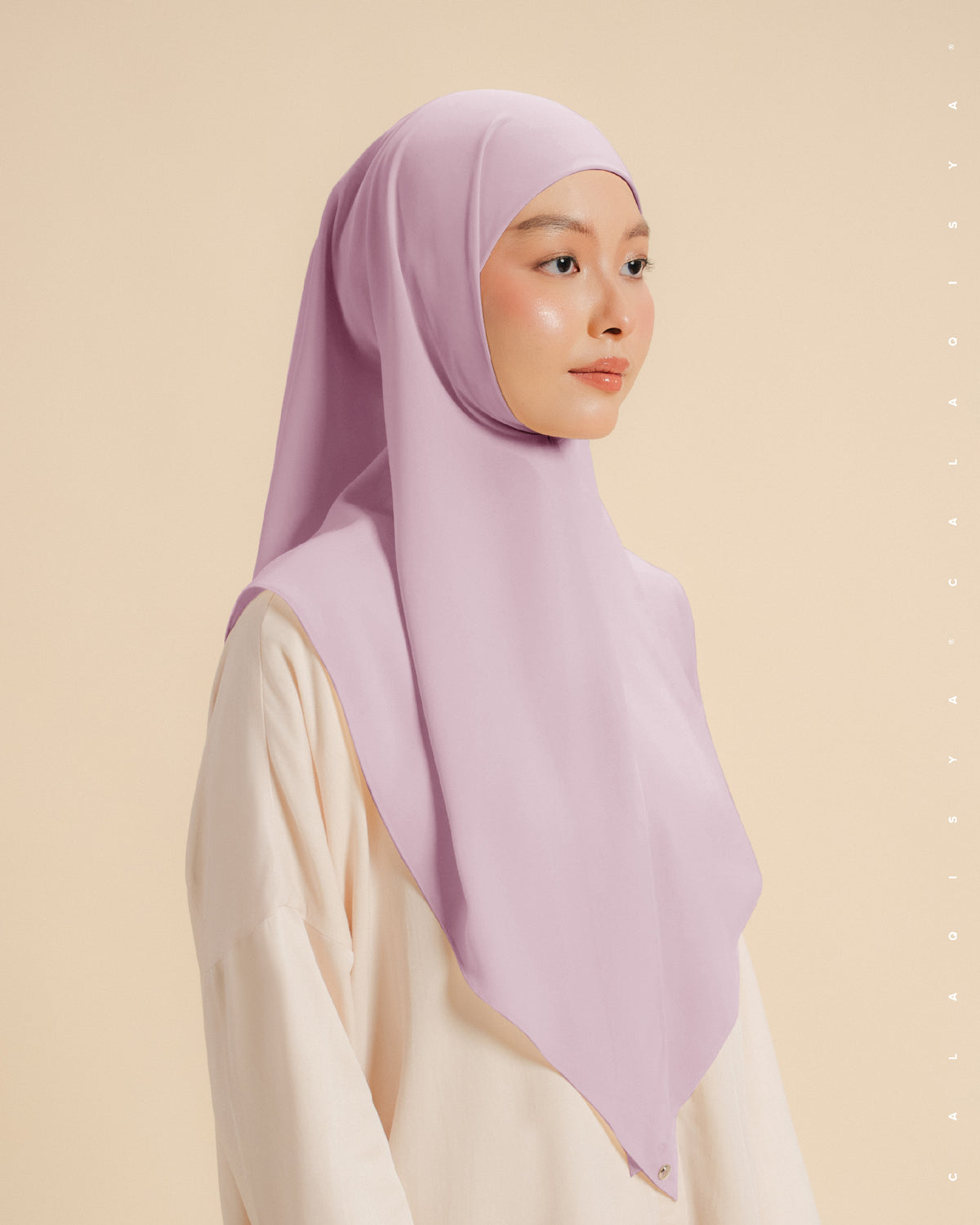 DANIAH TIE BACK UNDERCHIN (TRIANGLE) IN BALLERINA