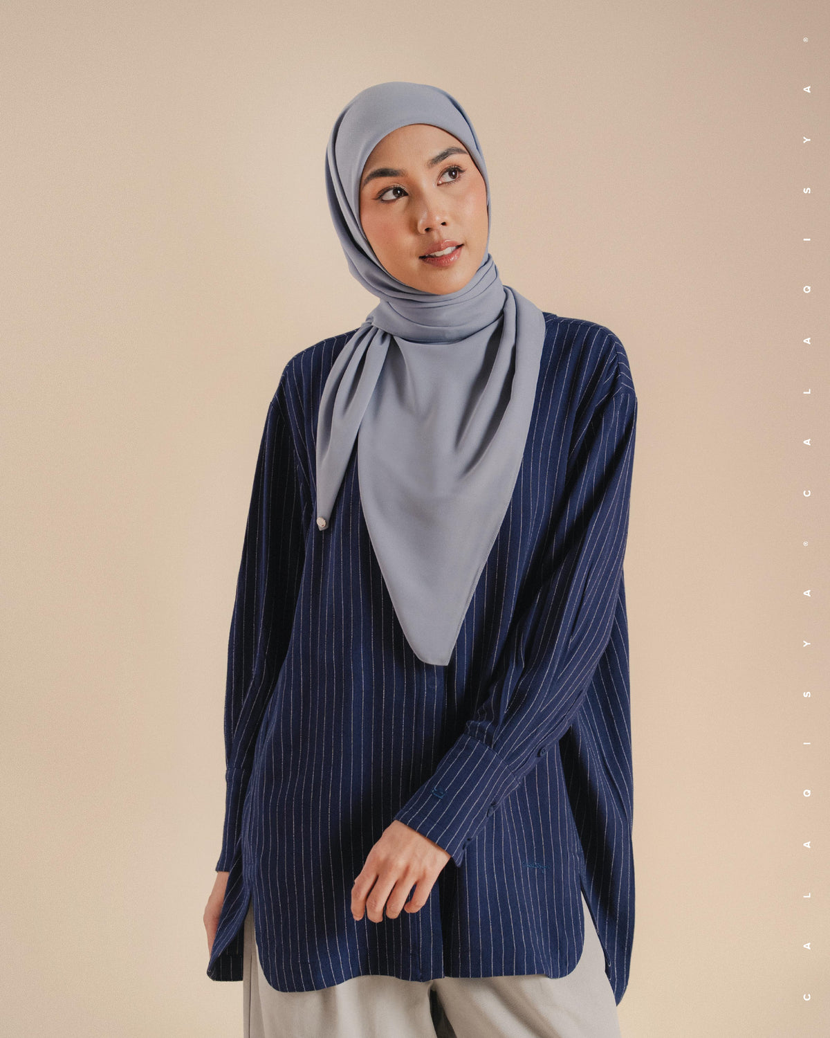 EVERYDAY STRIPE SHIRT IN BARITONE BLUE