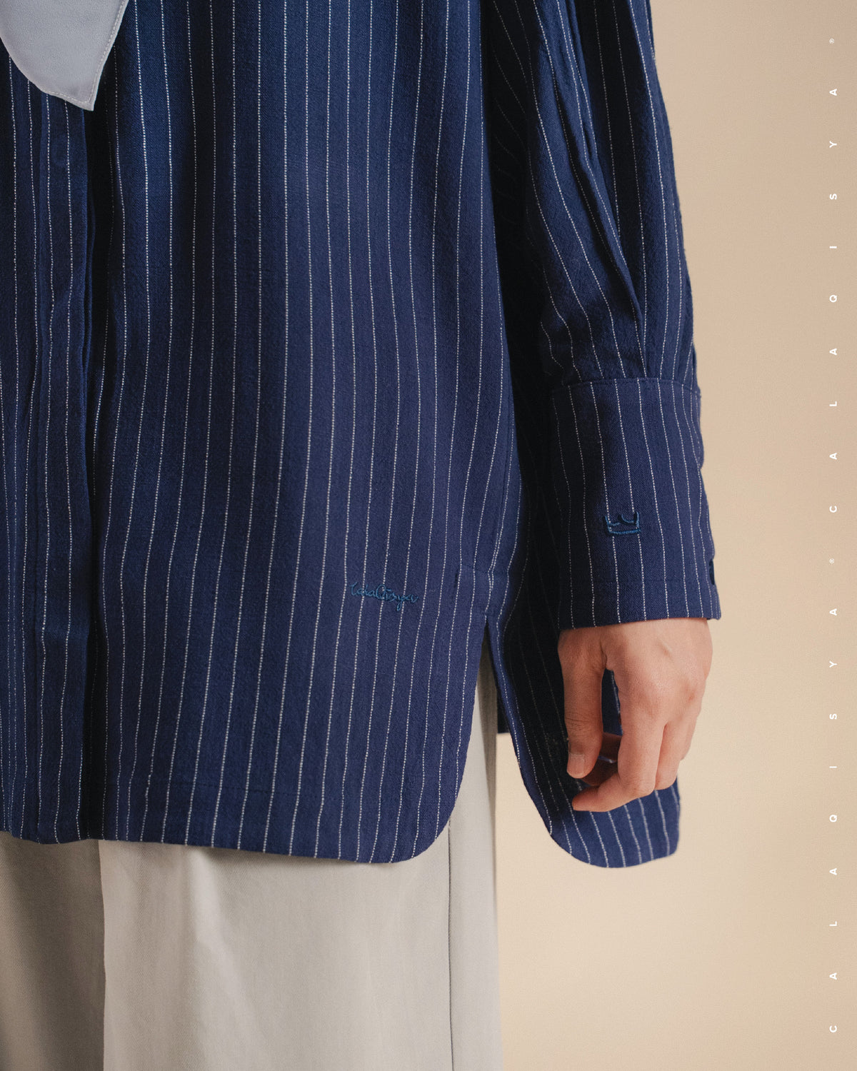 EVERYDAY STRIPE SHIRT IN BARITONE BLUE