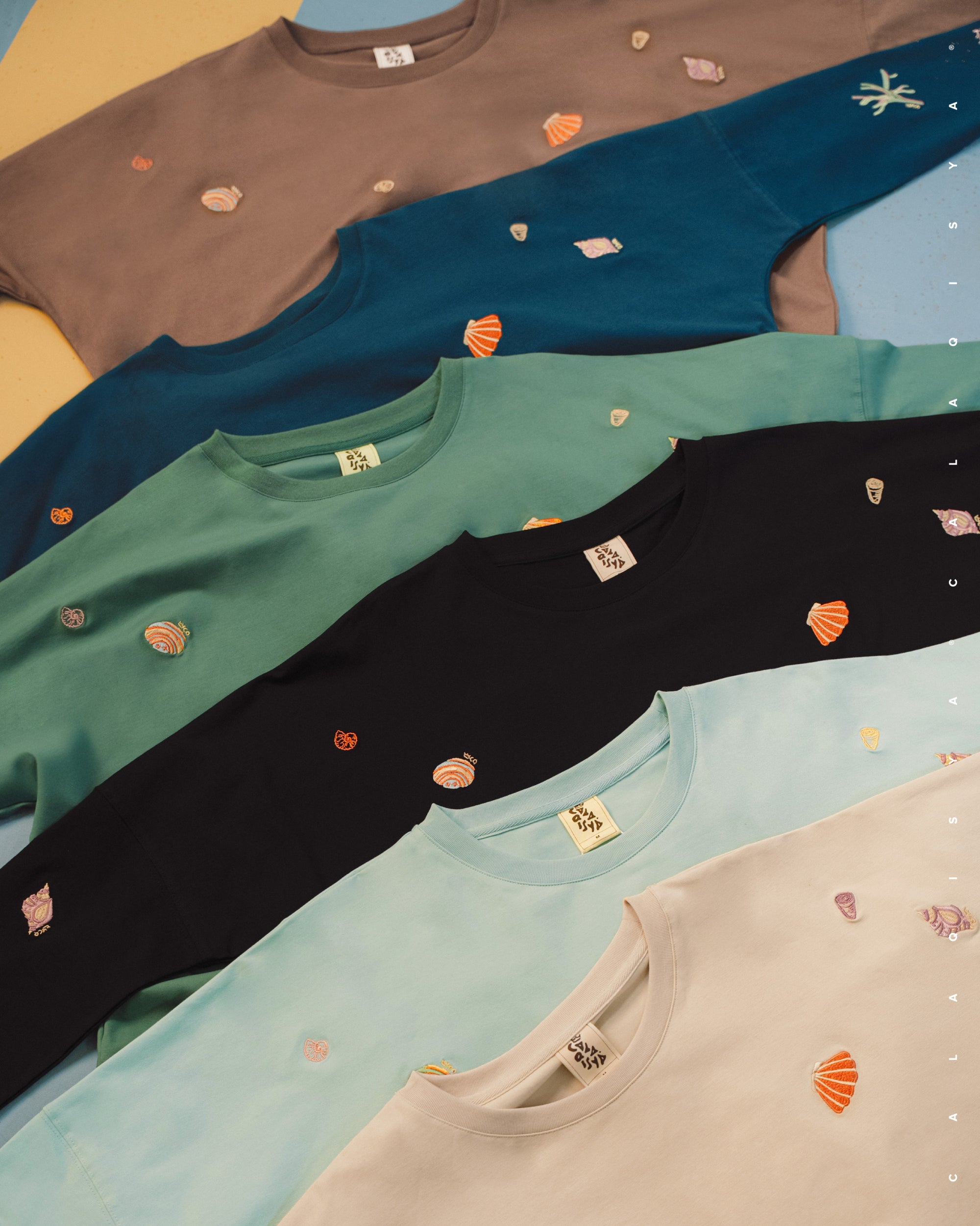 BAYU CLOUD SHIRT (EMBROIDERY) IN SHORTBREAD