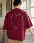 LOVE LETTERS : LEOS OVERSIZED T-SHIRT