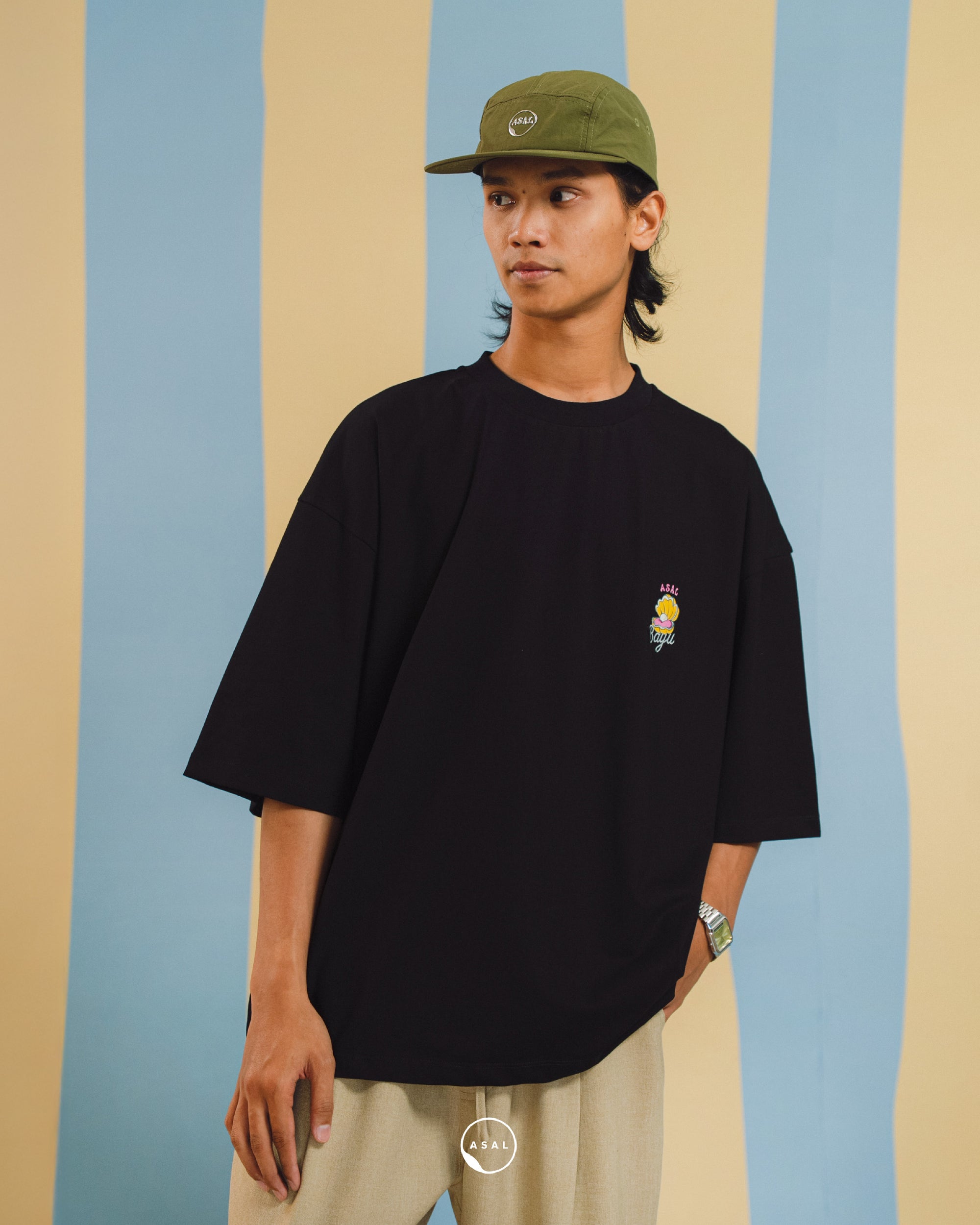 BAYU LEOS (PRINTED) IN BLACK