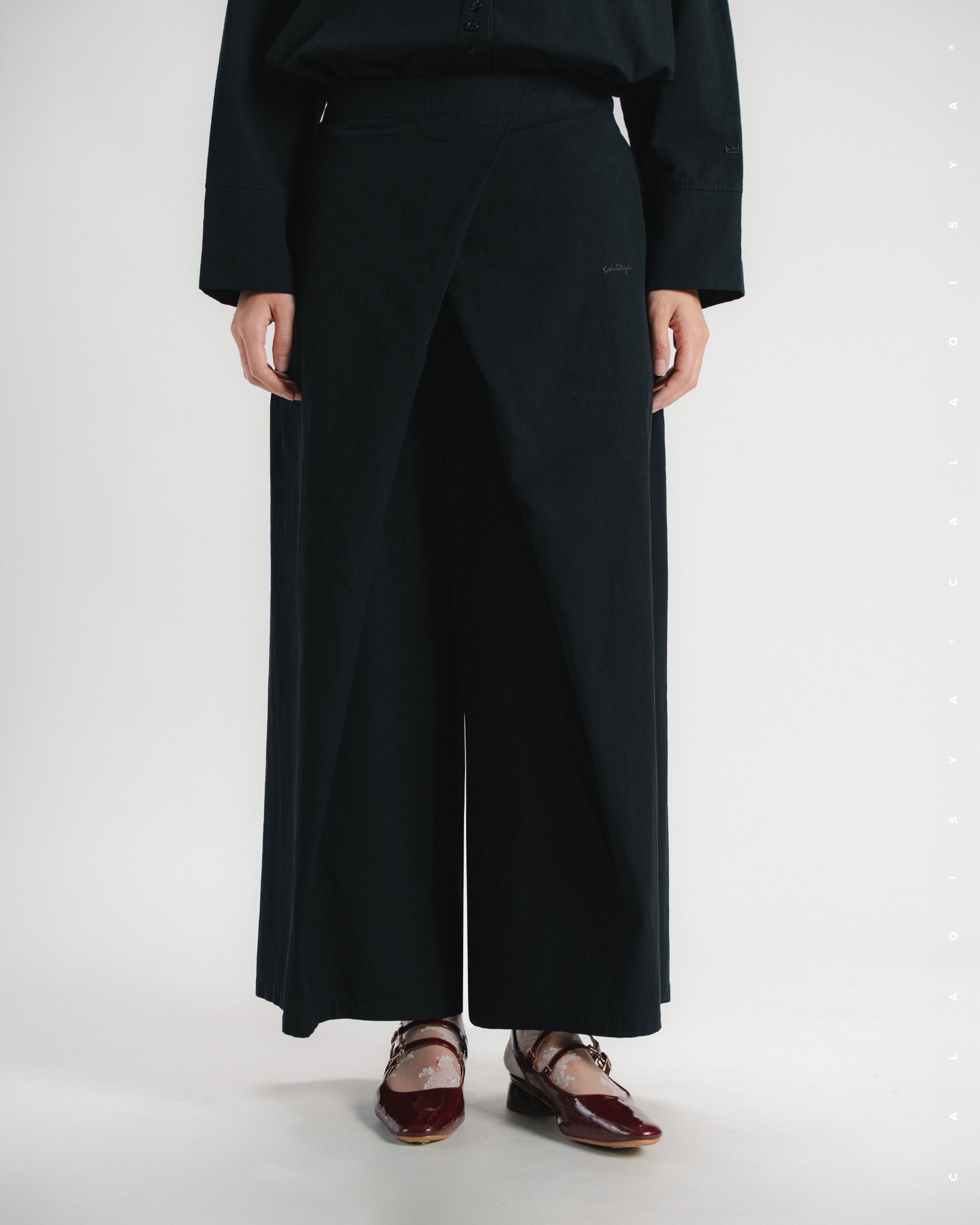 TORTA PANTS (100% COTTON) IN BLACK