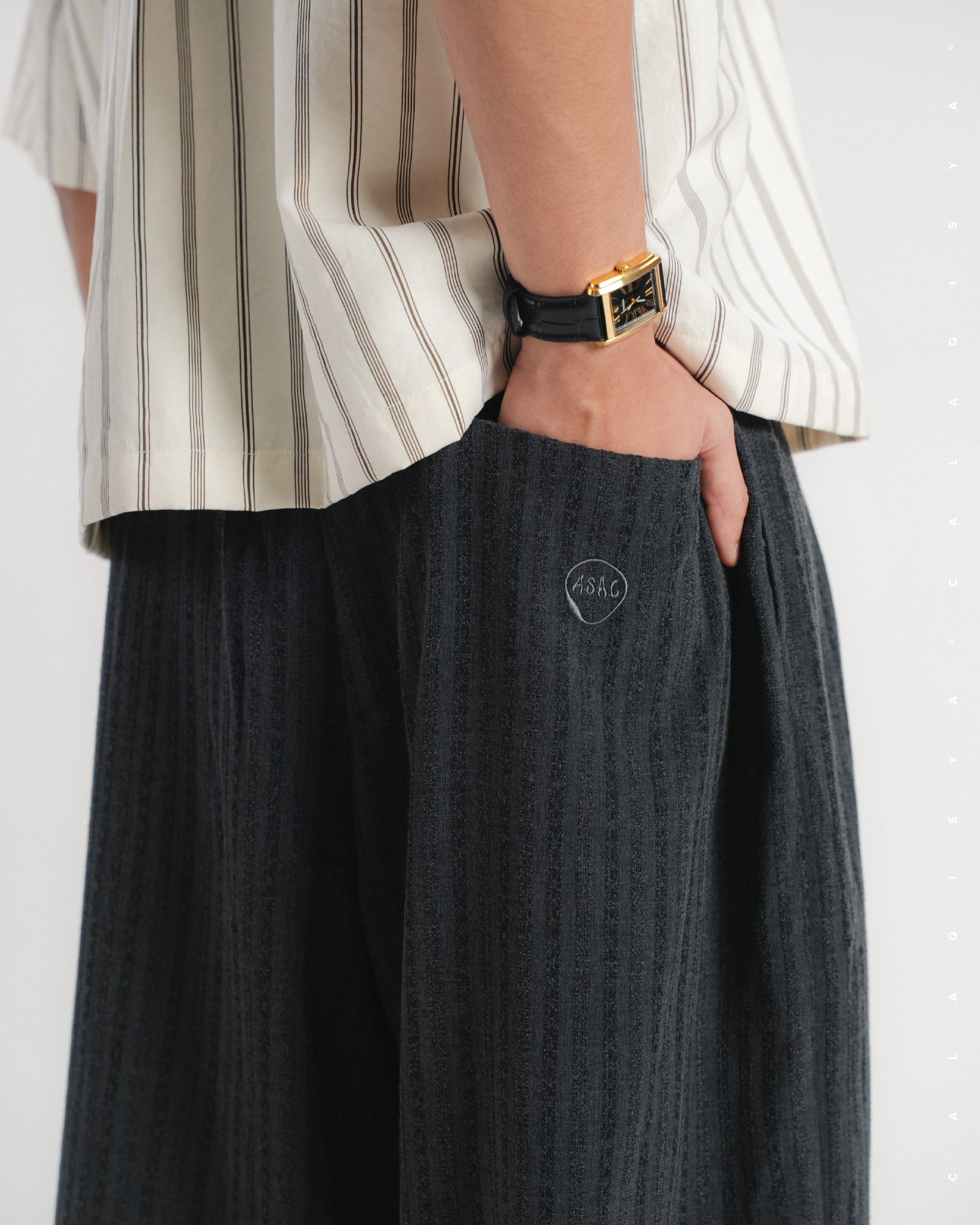 ASAL BAKTI PANTS IN BLACK
