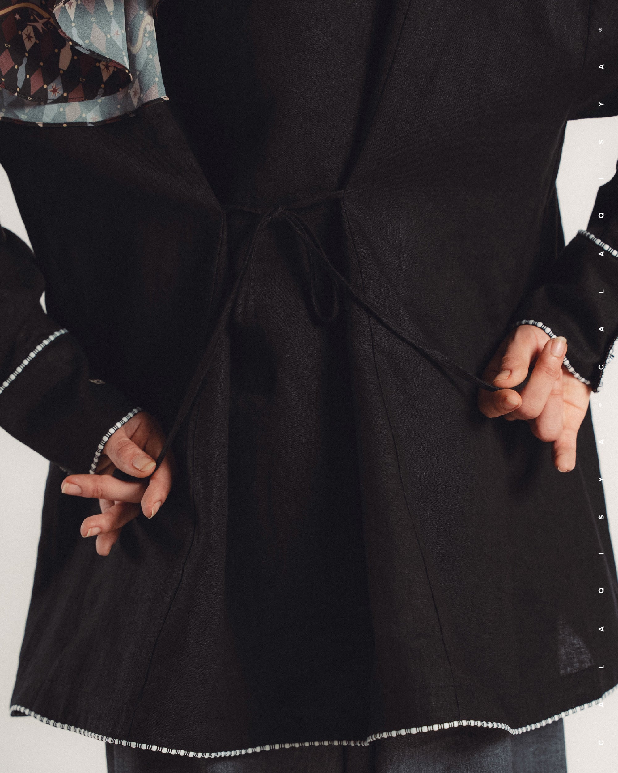 MAISON LUMIERE TWINKLE SHIRT IN BLACK