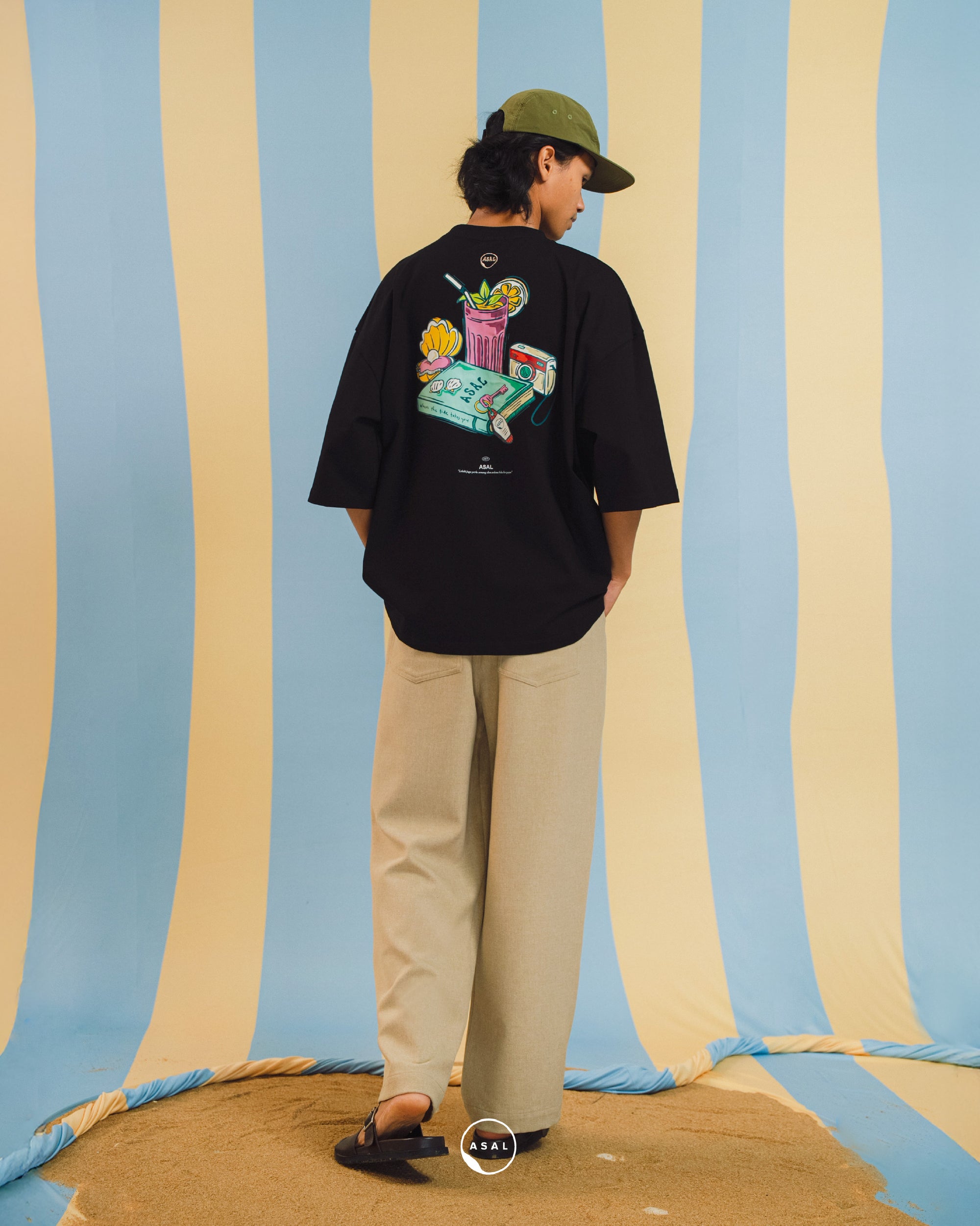 BAYU LEOS (PRINTED) IN BLACK