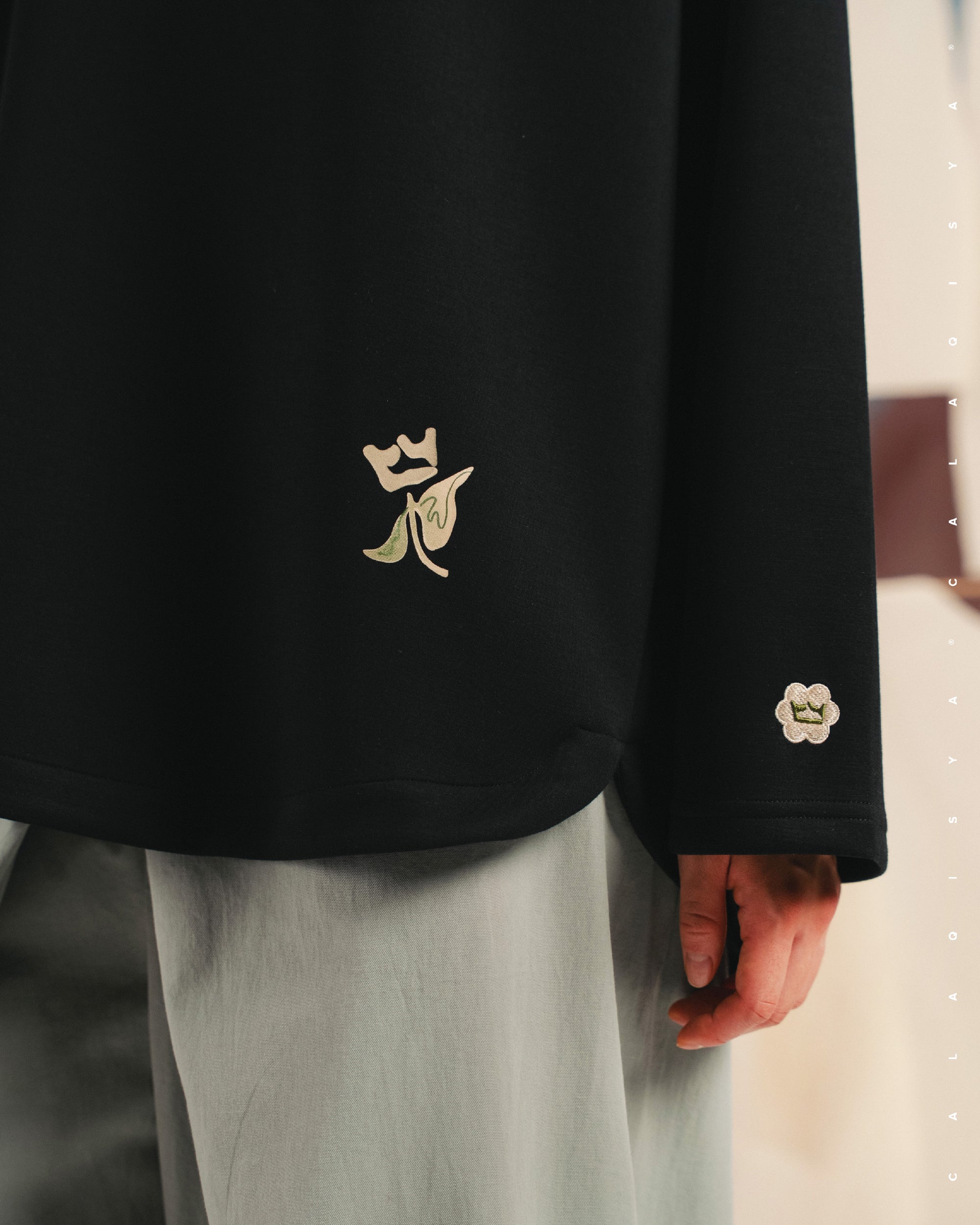 CQ X MACHINO RUSH DEW (PRINTED) IN BLACK