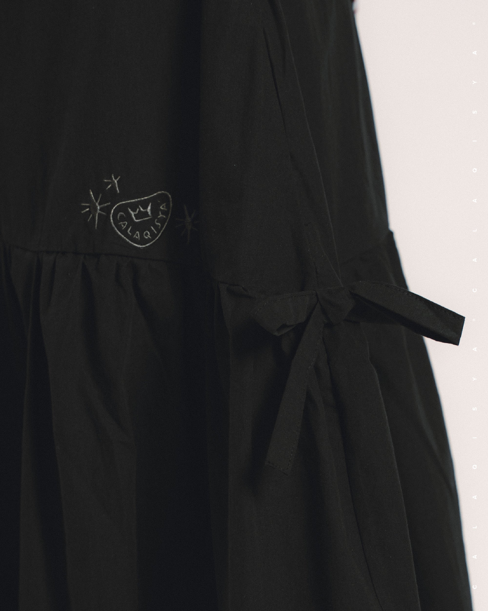 MAISON LUMIERE WALTZ SKIRT IN BLACK