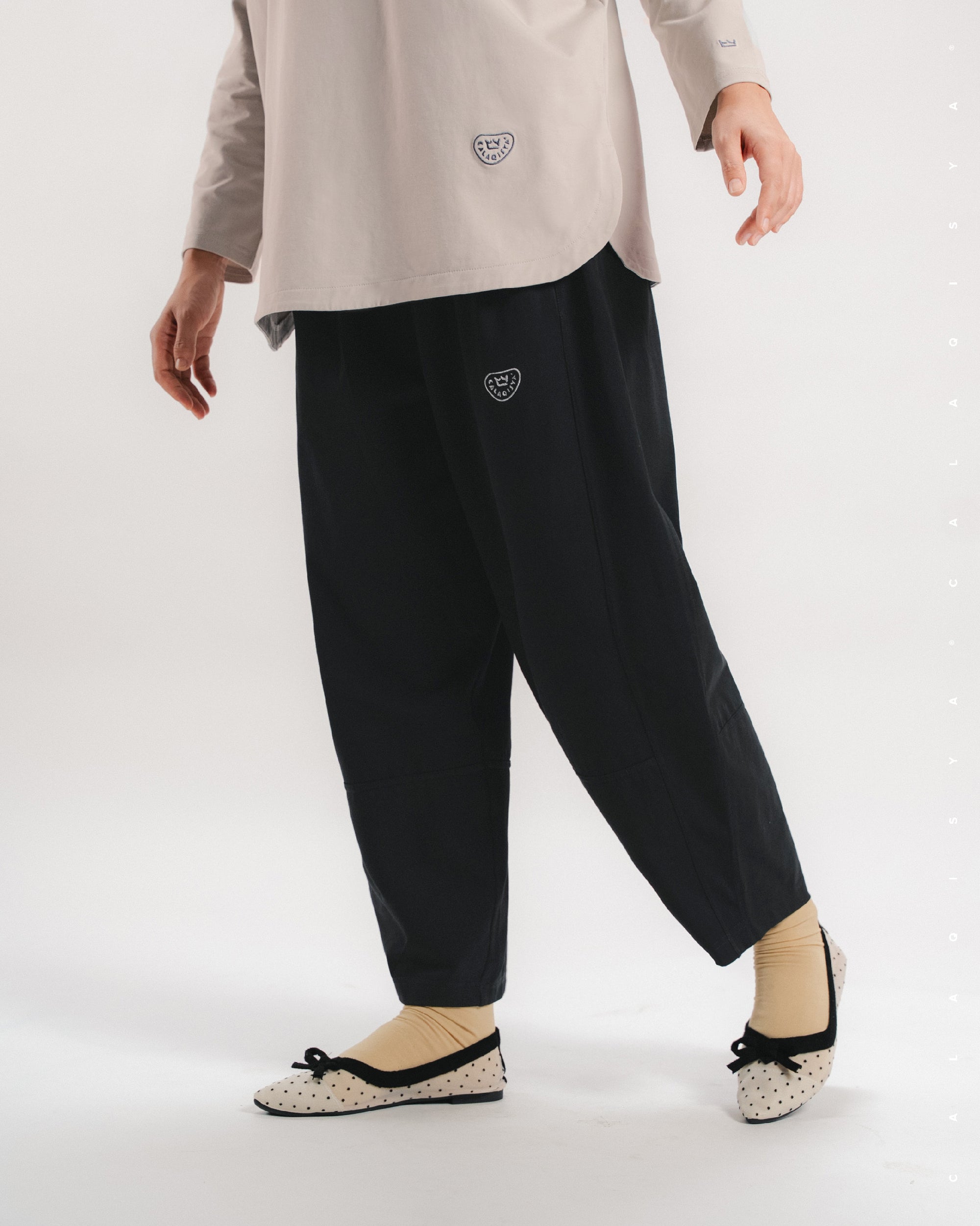 CLOUD COCOON PANTS IN BLACK
