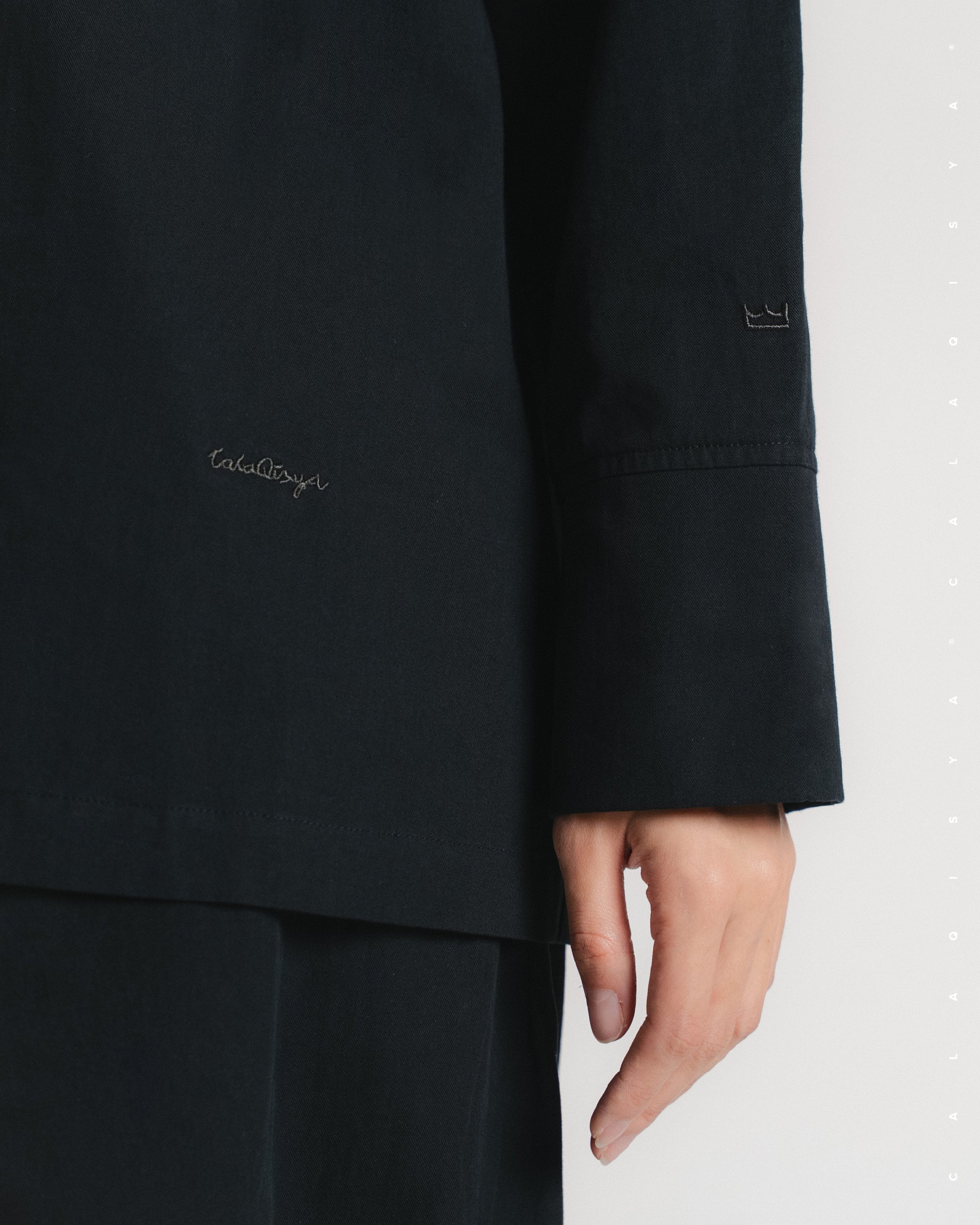 TORTA SHIRT (100% COTTON) IN BLACK