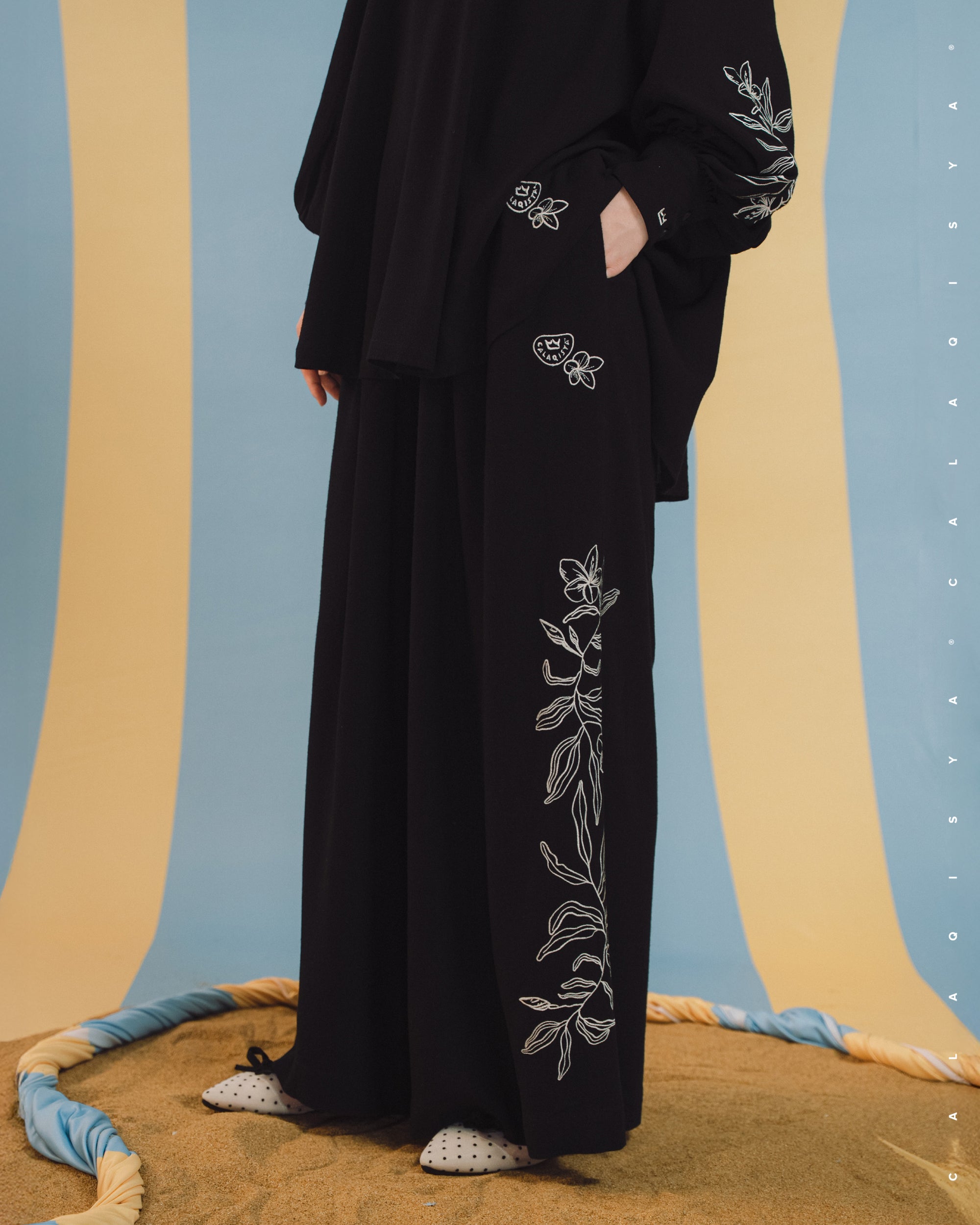 BAYU OMBAK PANTS IN BLACK