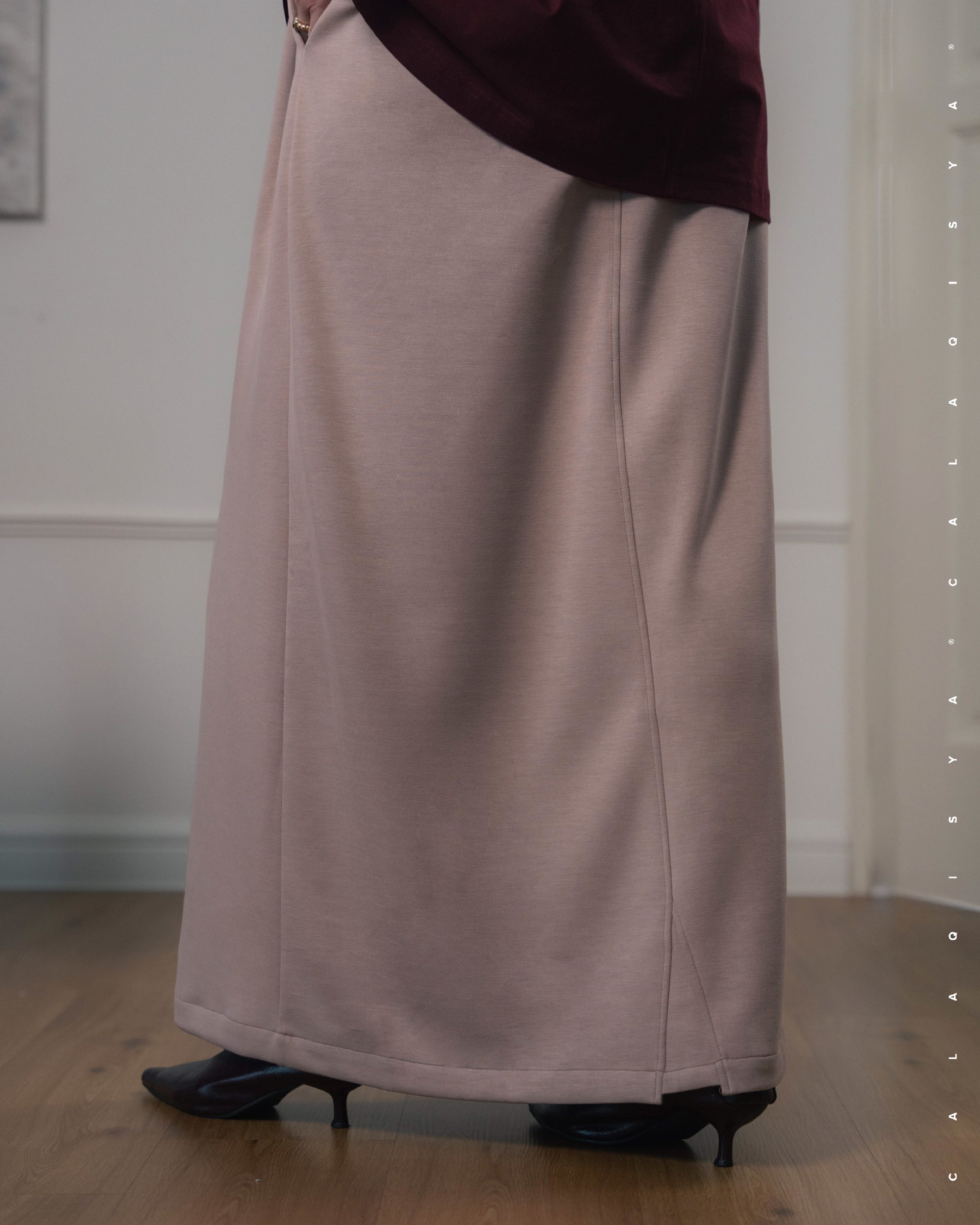 RUSH BREEN SKIRT IN BLEACHED MAUVE