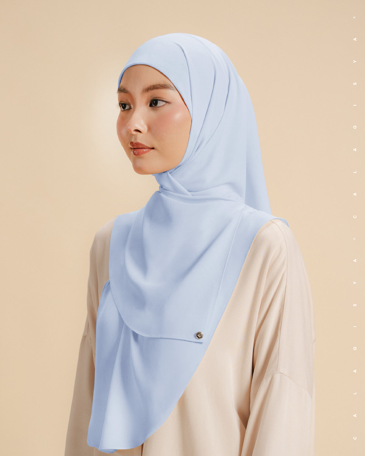 DANIAH FULL UNDERSCARF IN BLUE FINCH