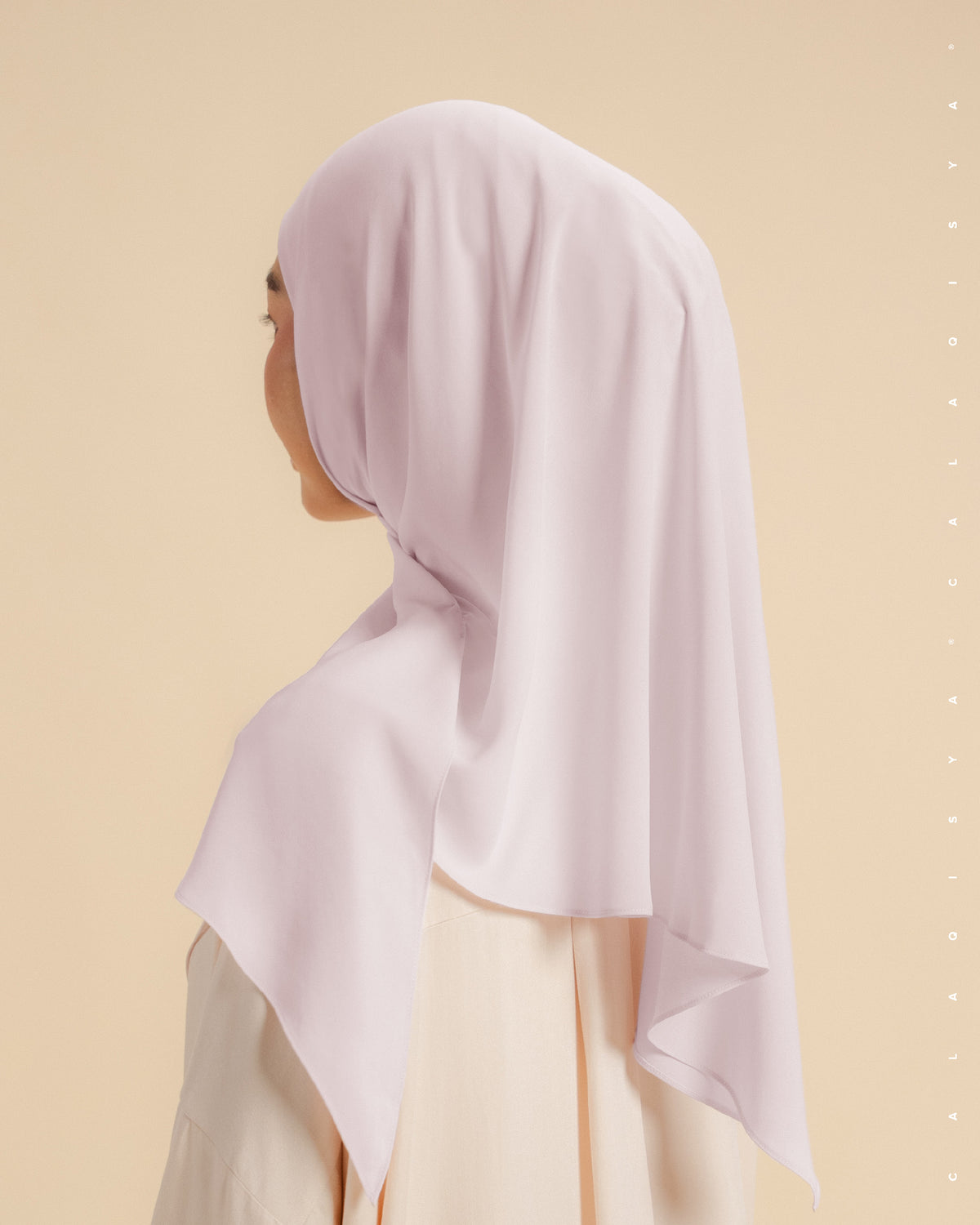 DANIAH TIE BACK UNDERCHIN (TRIANGLE) IN BRIDAL BLUSH