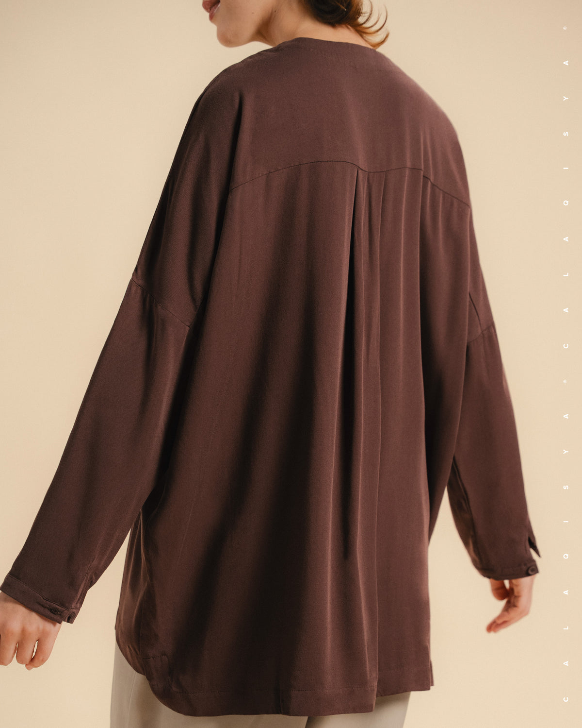 AIILY (100% VISCOSE) IN BROWN STONE